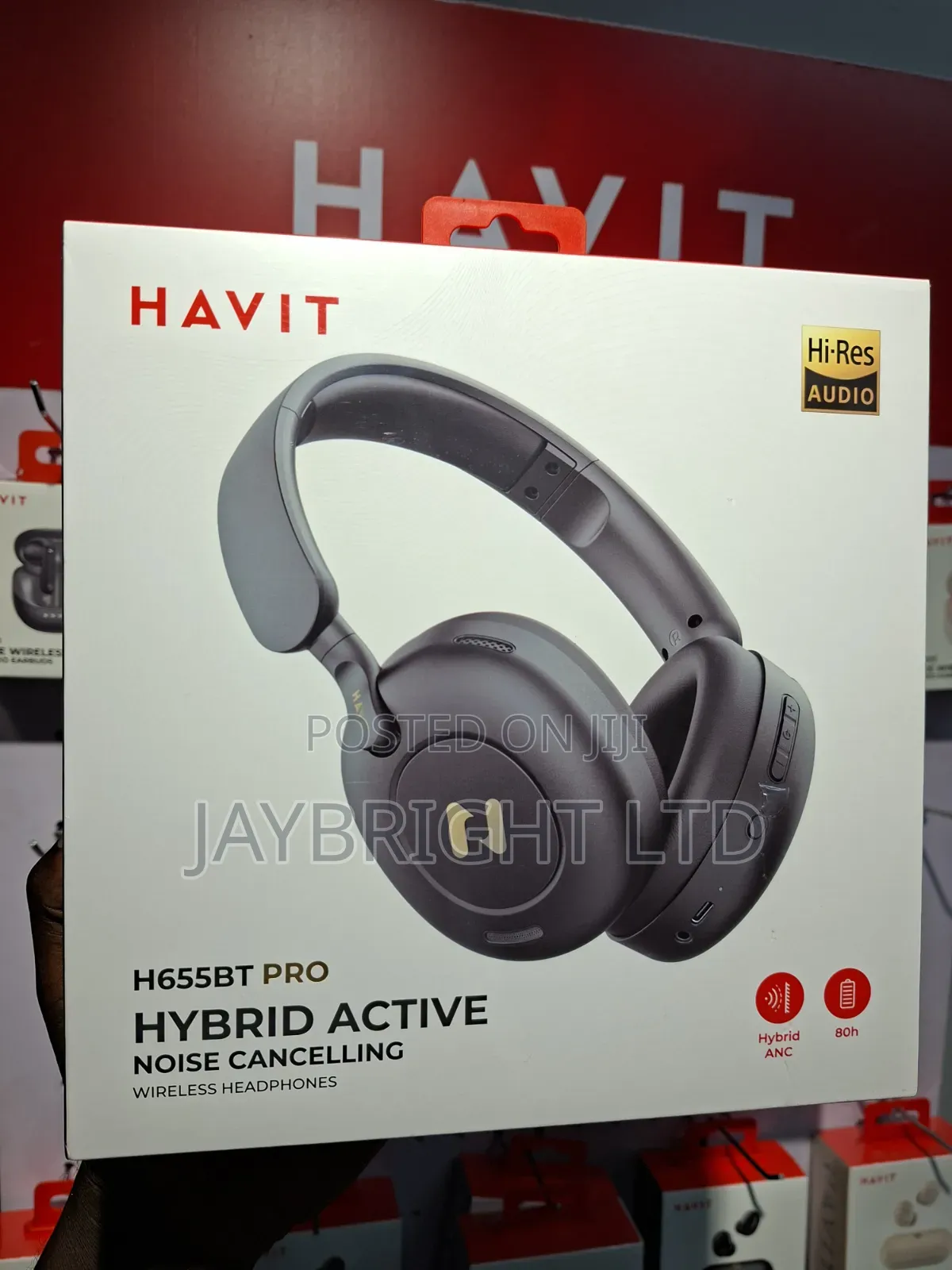 Havit H655bt Pro Hybrid Anc. Over Ear Noise Cancelling Headphones