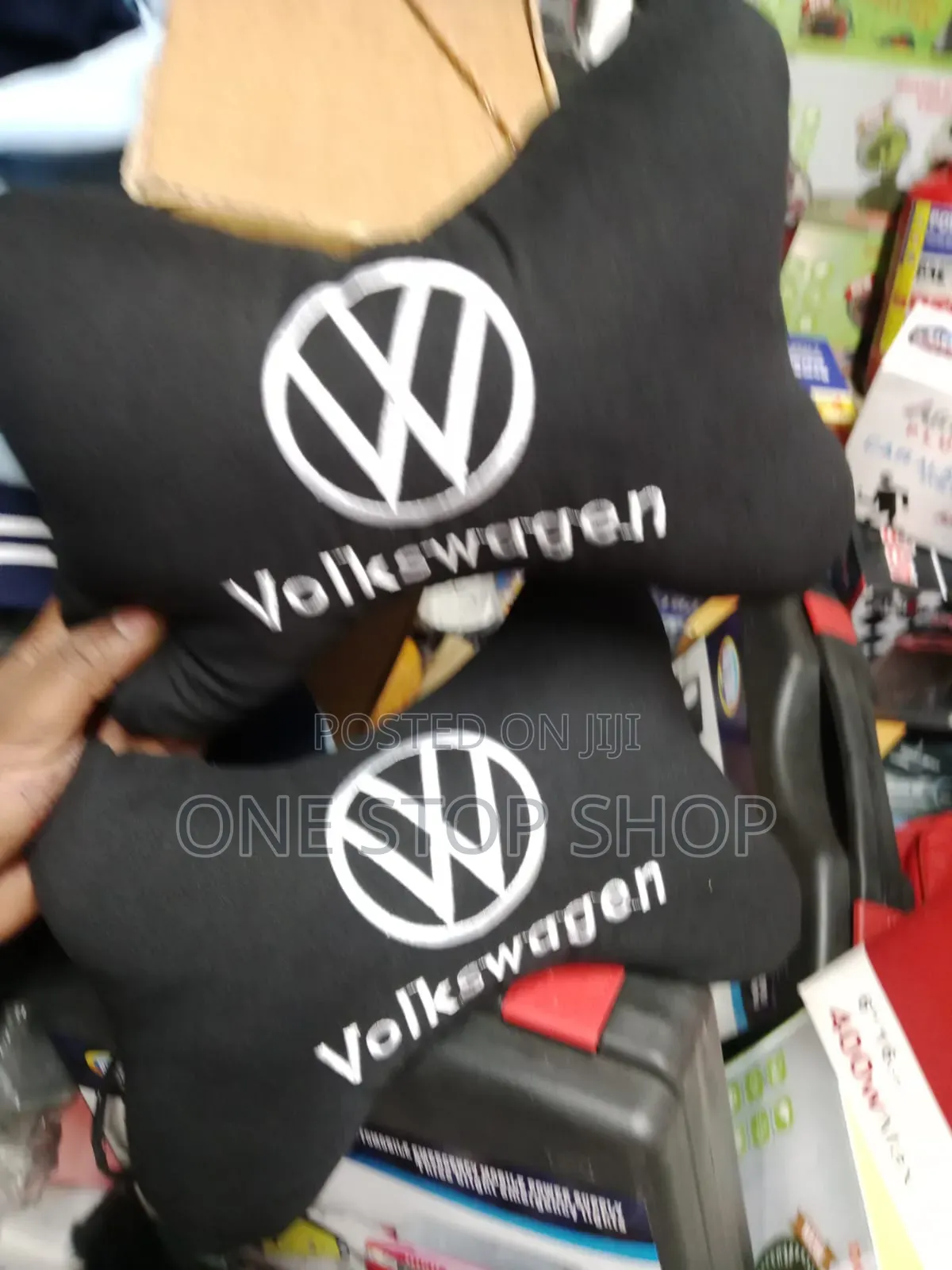 2pc Volkswagen Logo Breathable Polyester Neck Pillows