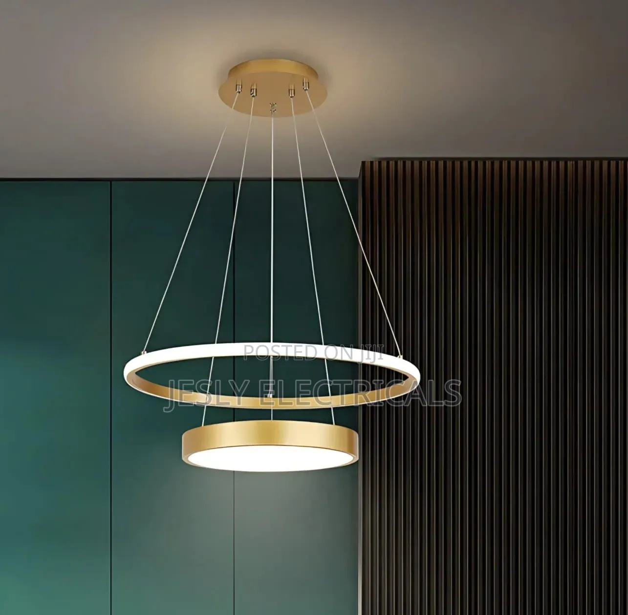 2-Ring Led Chandelier