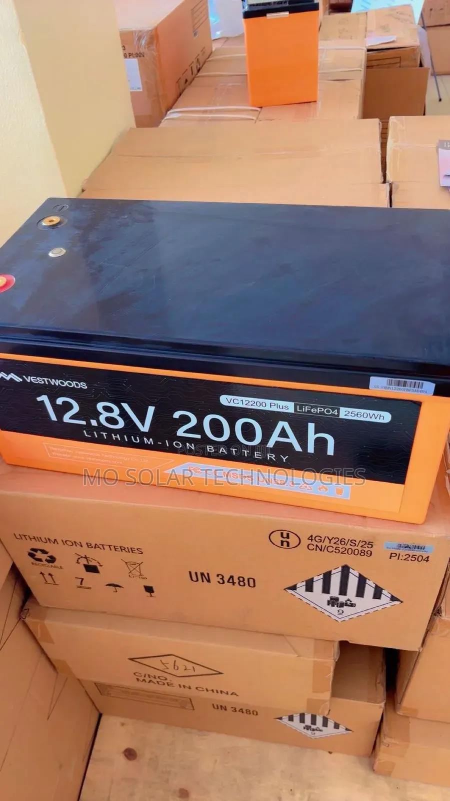 2.5kwh 12.8v 200ah Vestwood Lithium Battery
