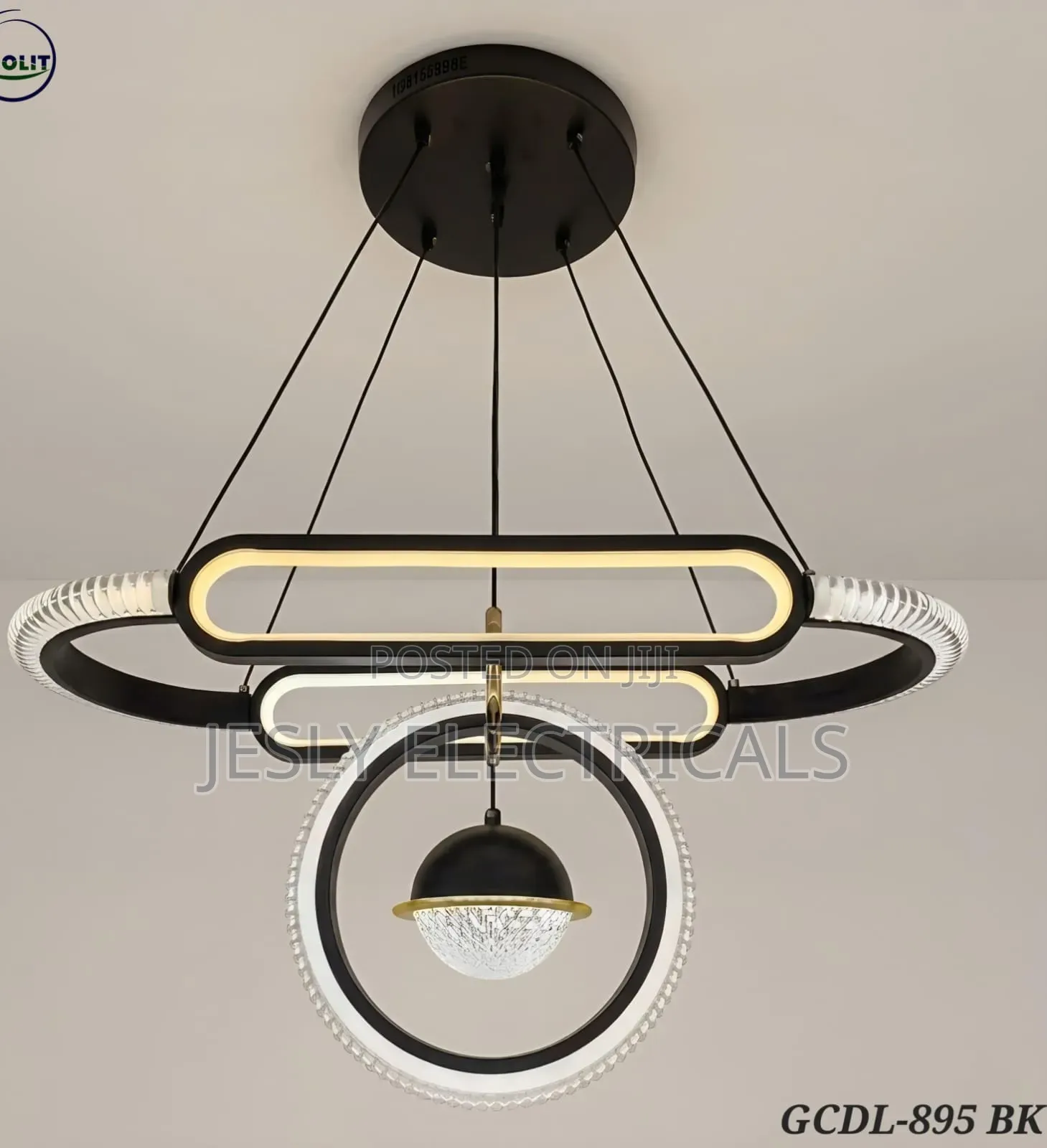 Modern Geometric Led Chandelier