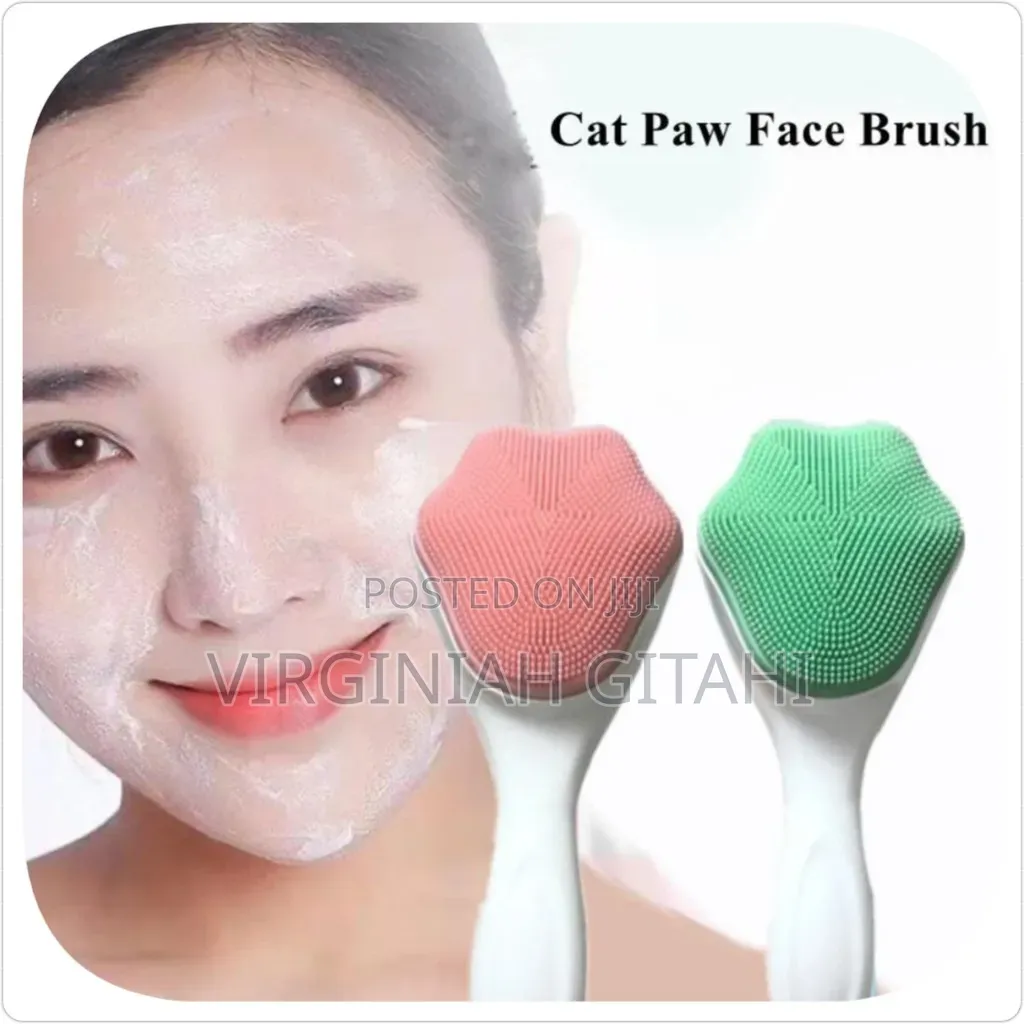 Cat Paw Shape Beauty Cleanser Silicone Face Cleaning Brush
