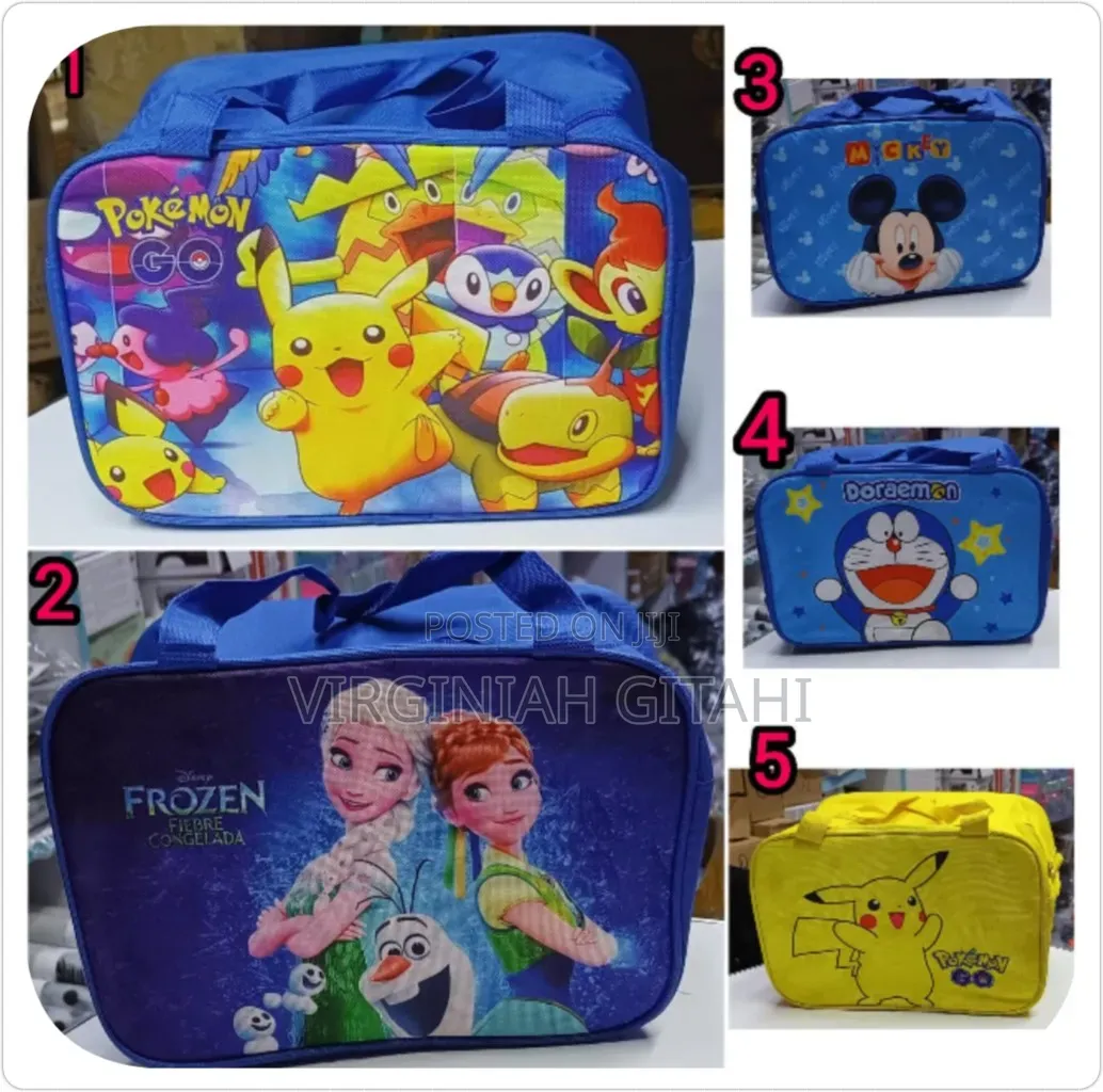 Large Cartoon Lunch Bag With Insulation