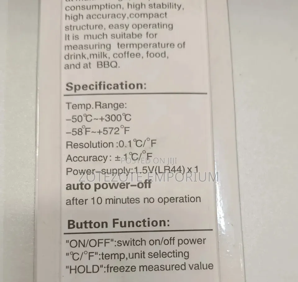 Food Thermometer