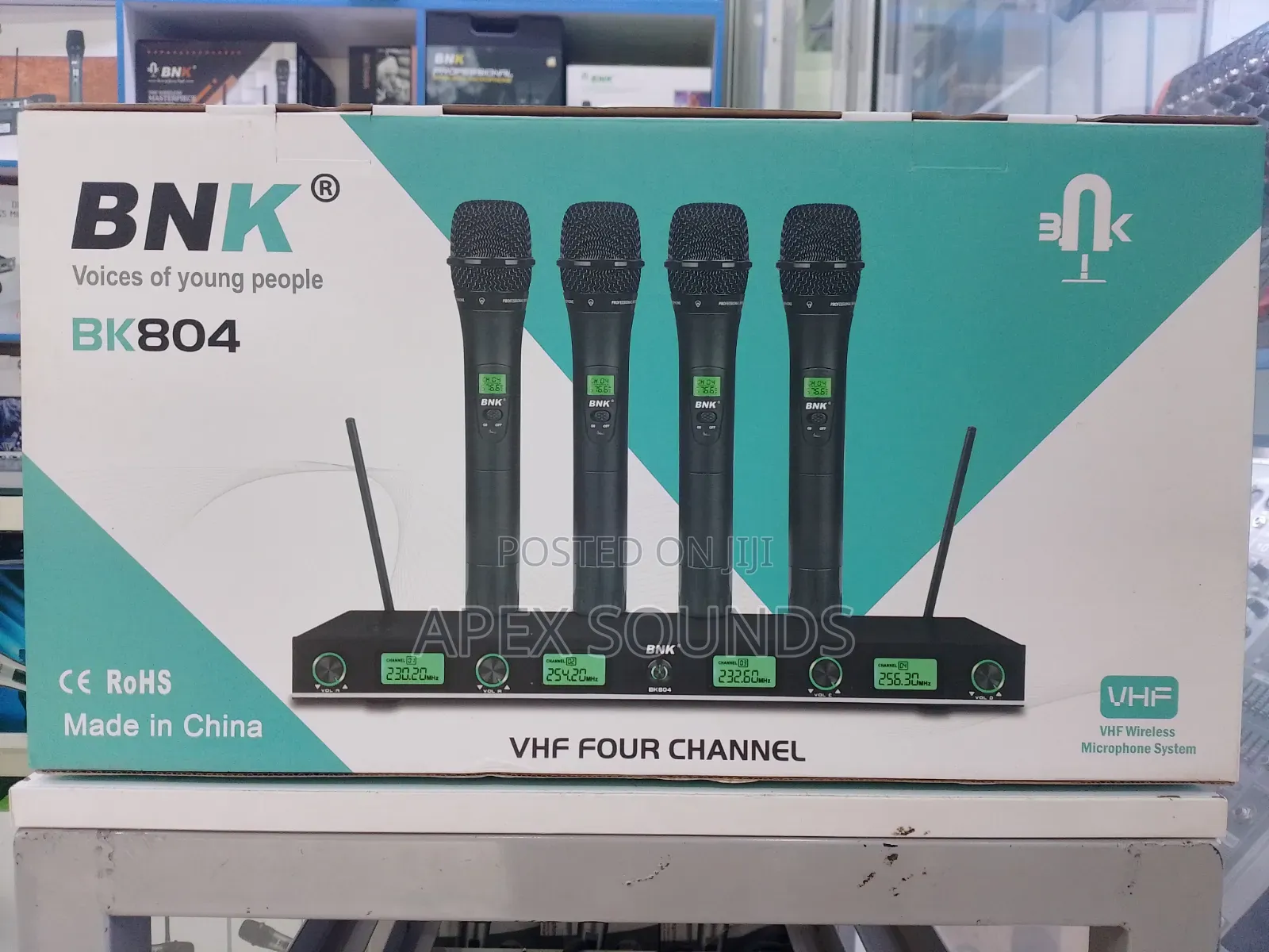 BNK Bk 804 4 in 1 Wireless Microphone