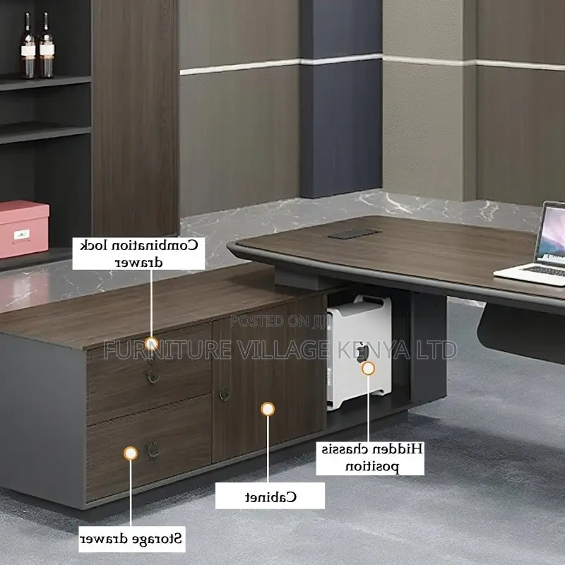 Office Desk;L-Shaped Corporate Executive Desk 1800mm