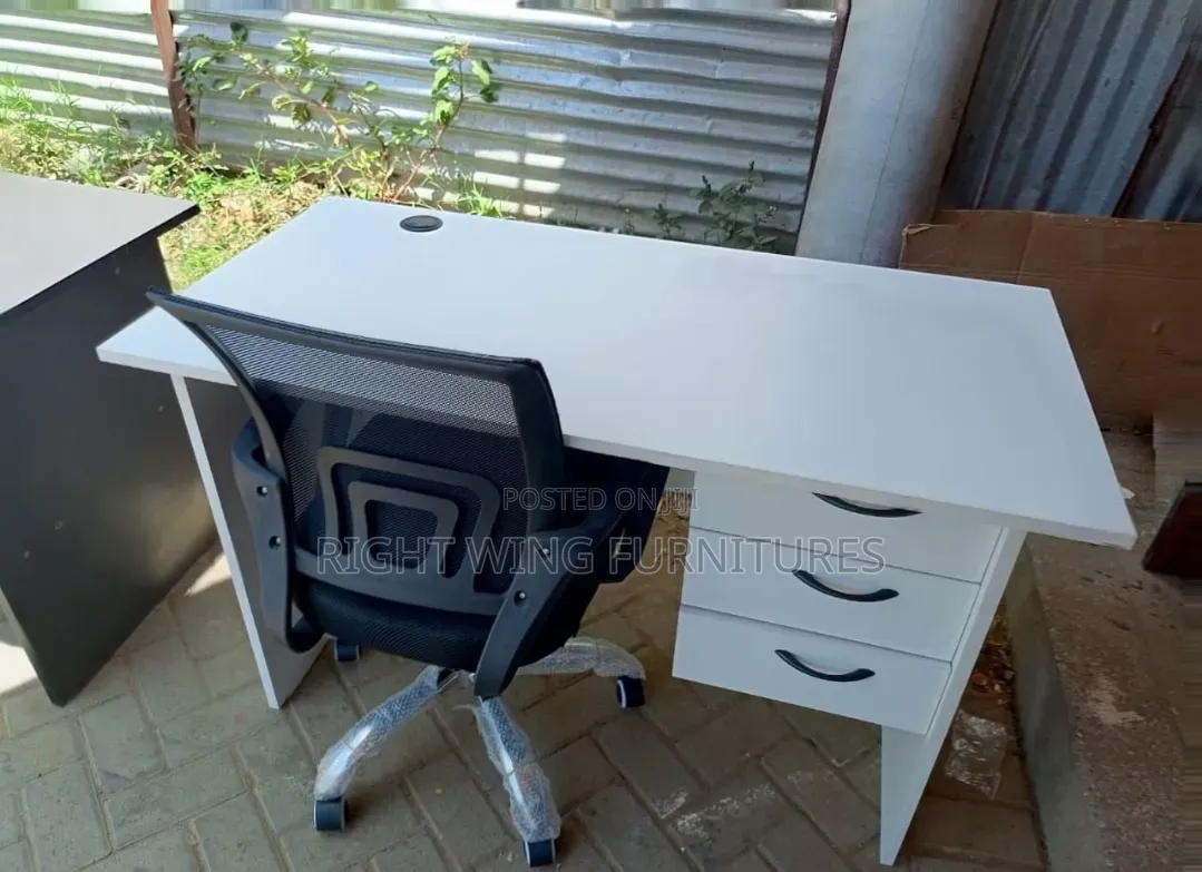 Office Study Desk +Mesh Office Chair