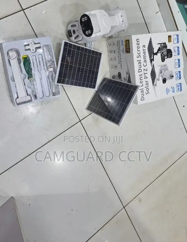 6mp Ubox Dual Lens Solar Powered PTZ Security Camera