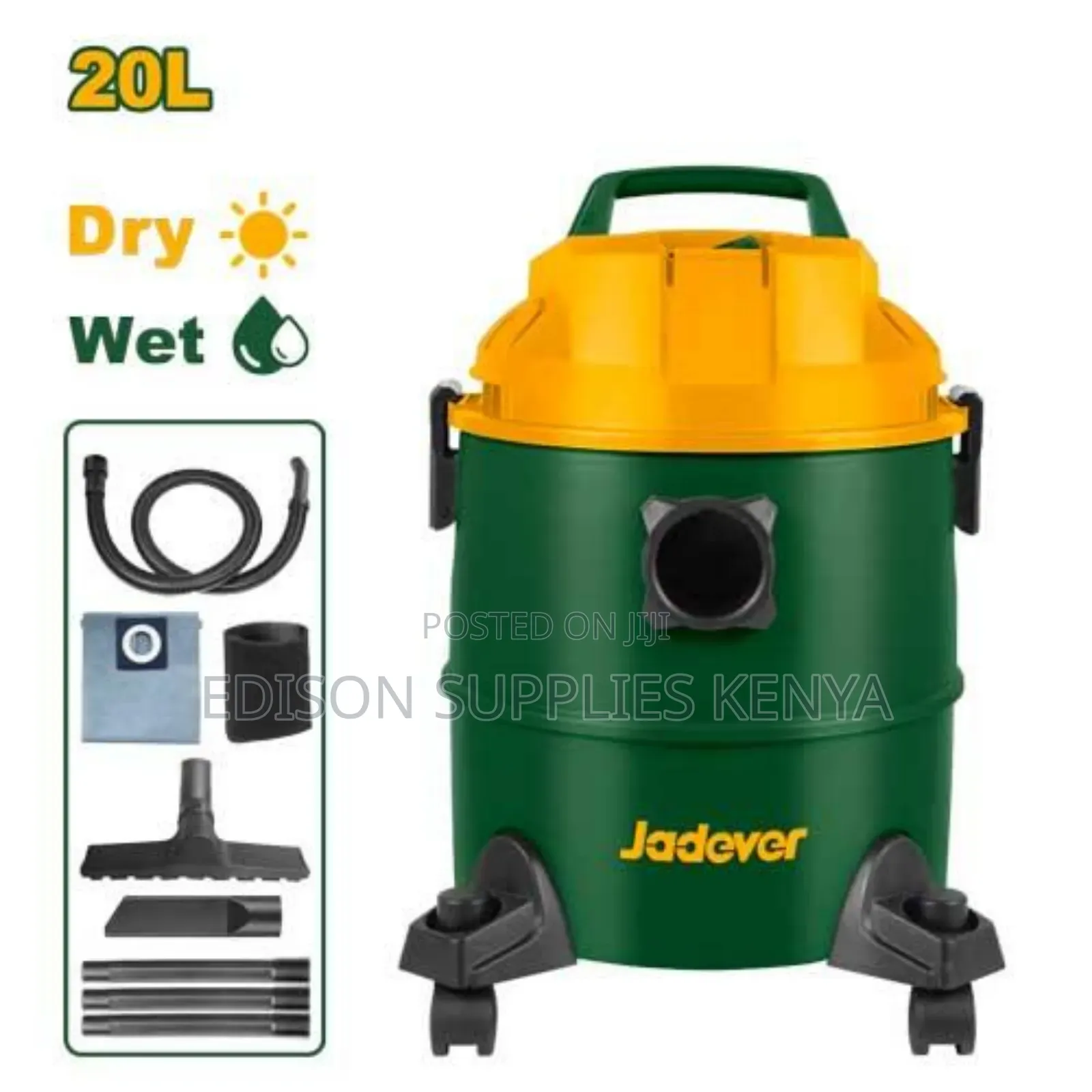 Wet and Dry Vacuum Cleaner 30l Jadever 1200 Watts 30 Litres