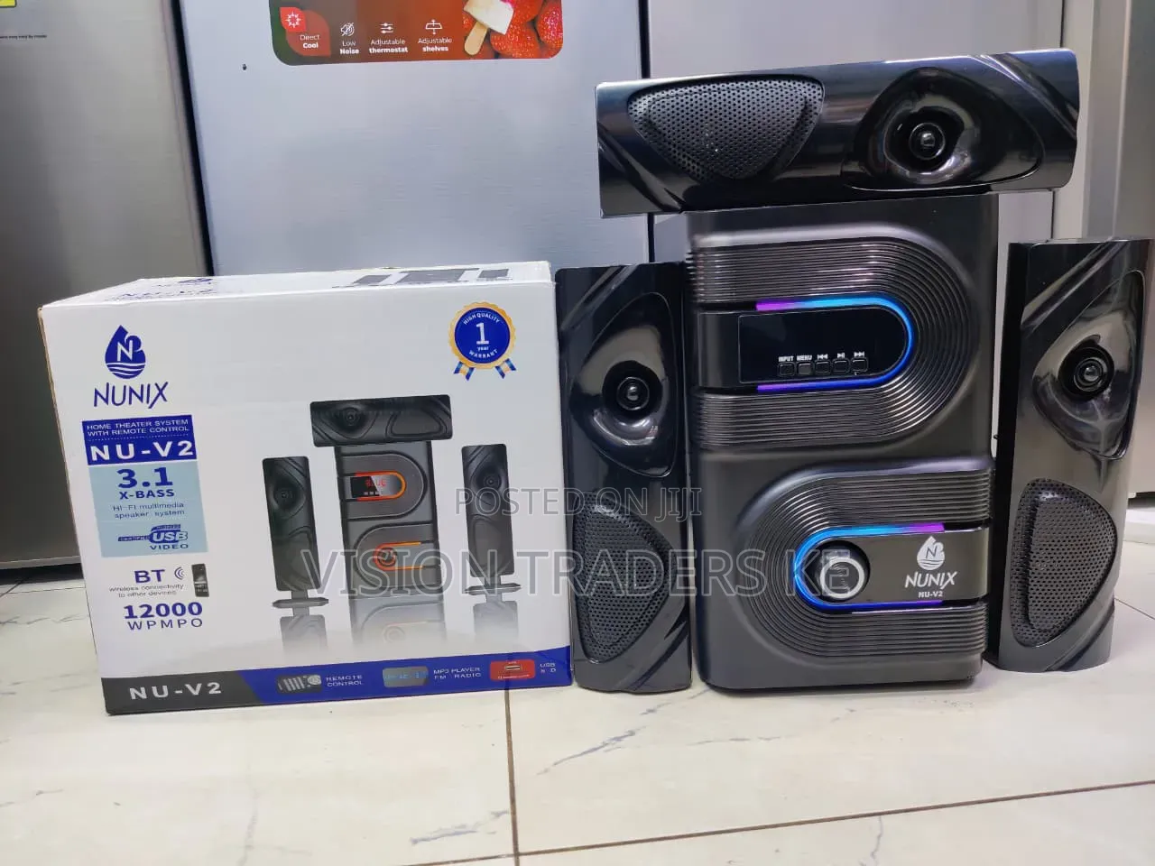 Nunix Nu V2 3.1ch Home Theater System Woofer