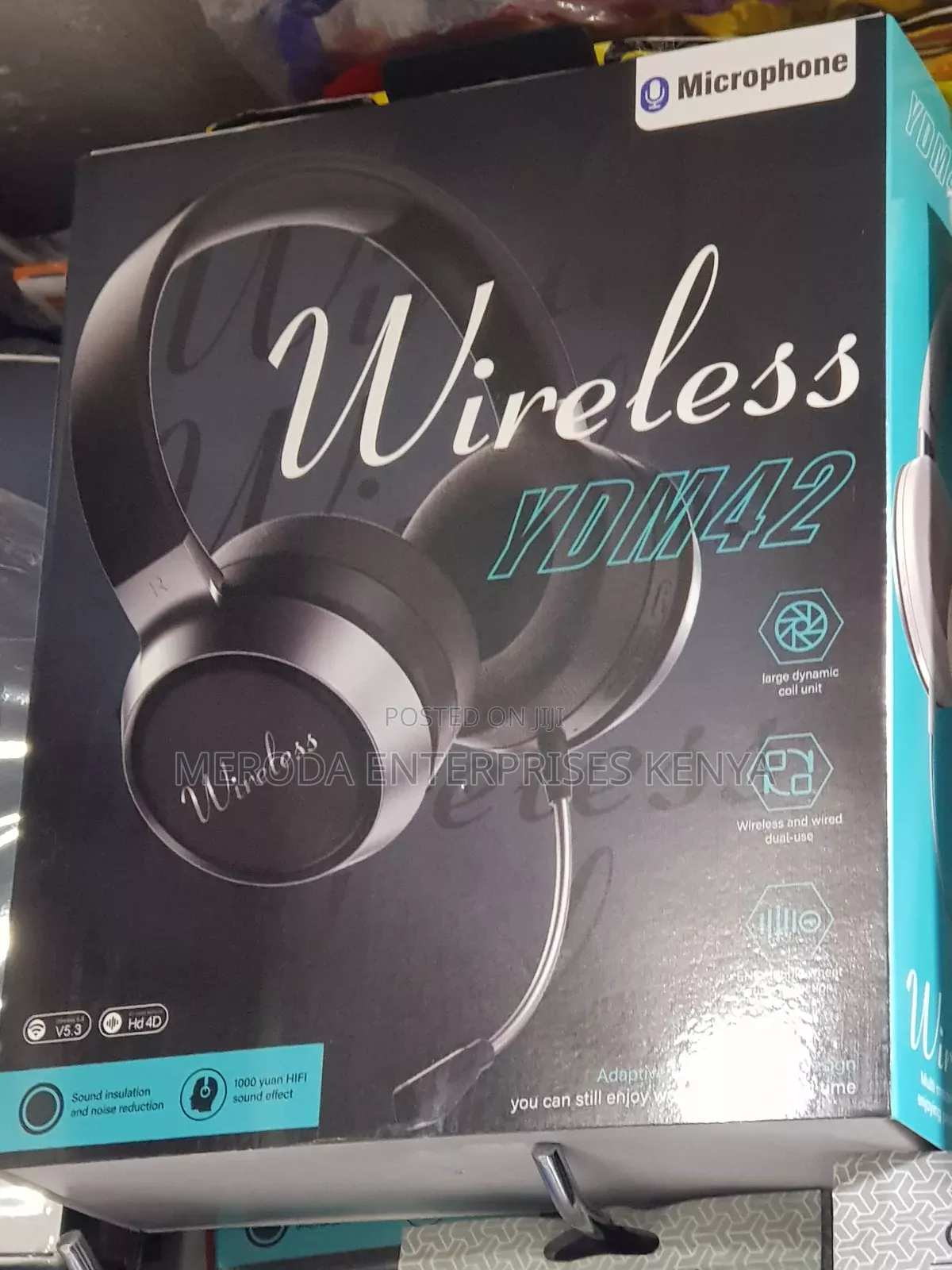 Microphone Wireless Headphones