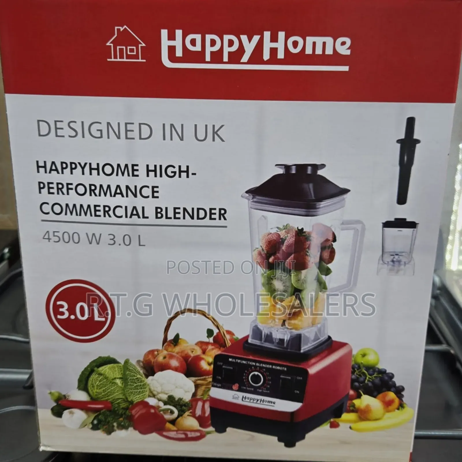 Happy Home 3l Commercial Blender Powerful Motor