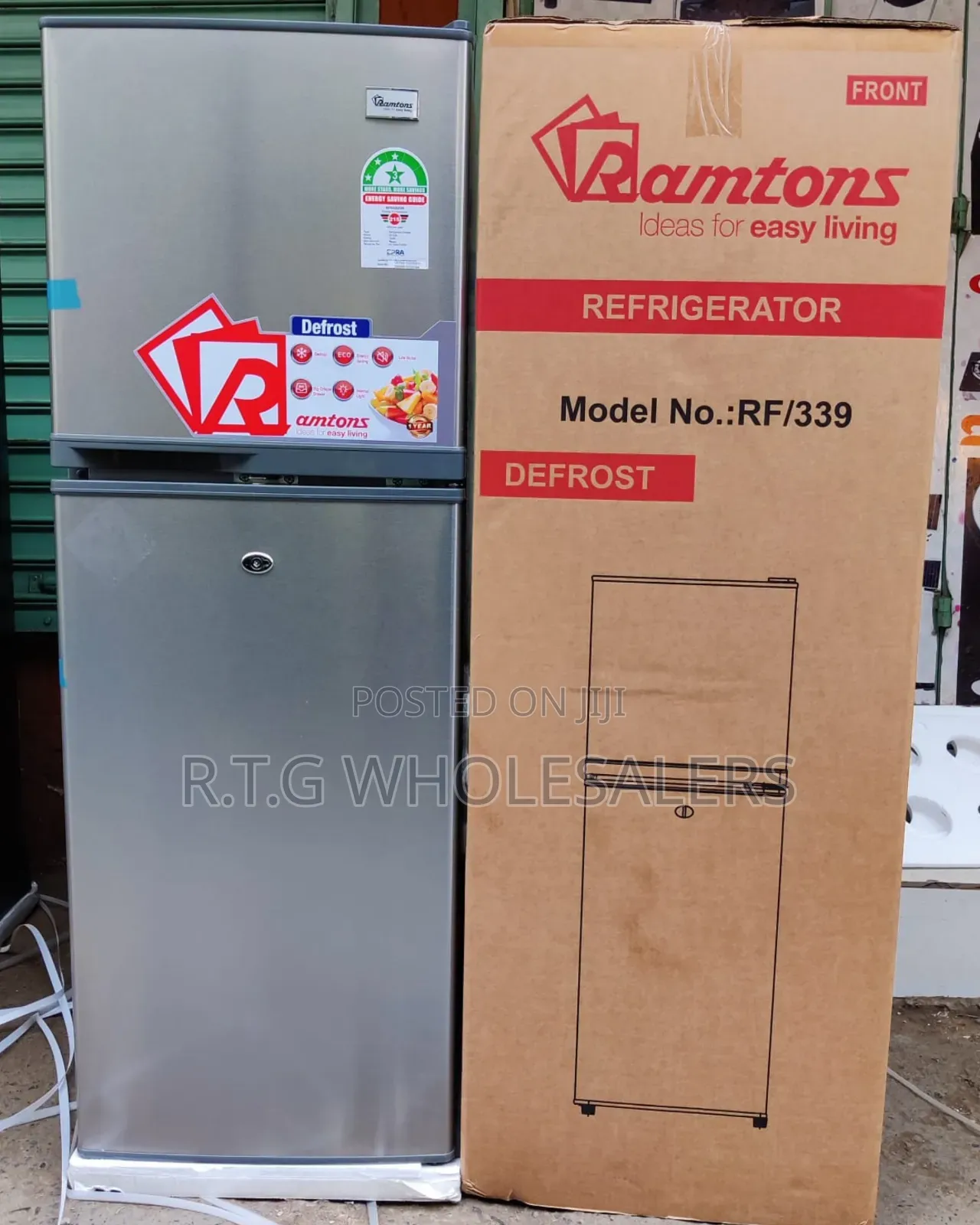 Ramtons 138l Double Door Rf/339 – 3 Fridge Deal
