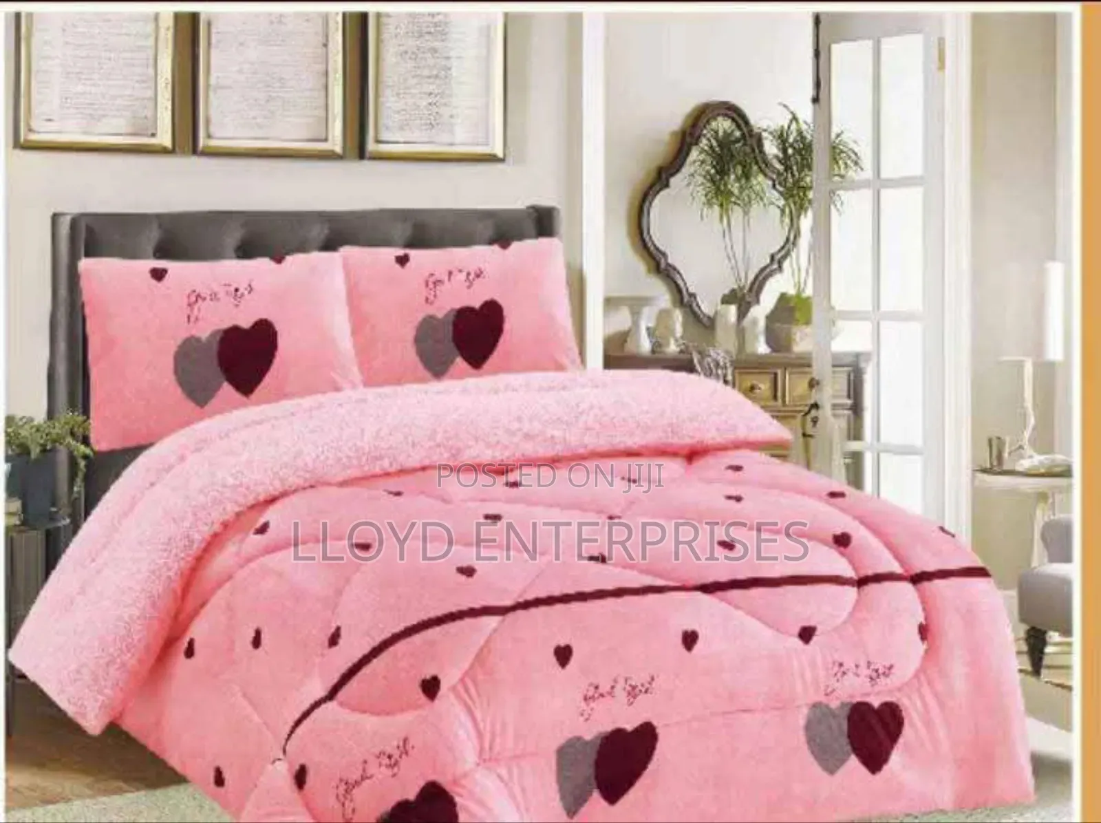 Pinky Woolen Duvets -5x6