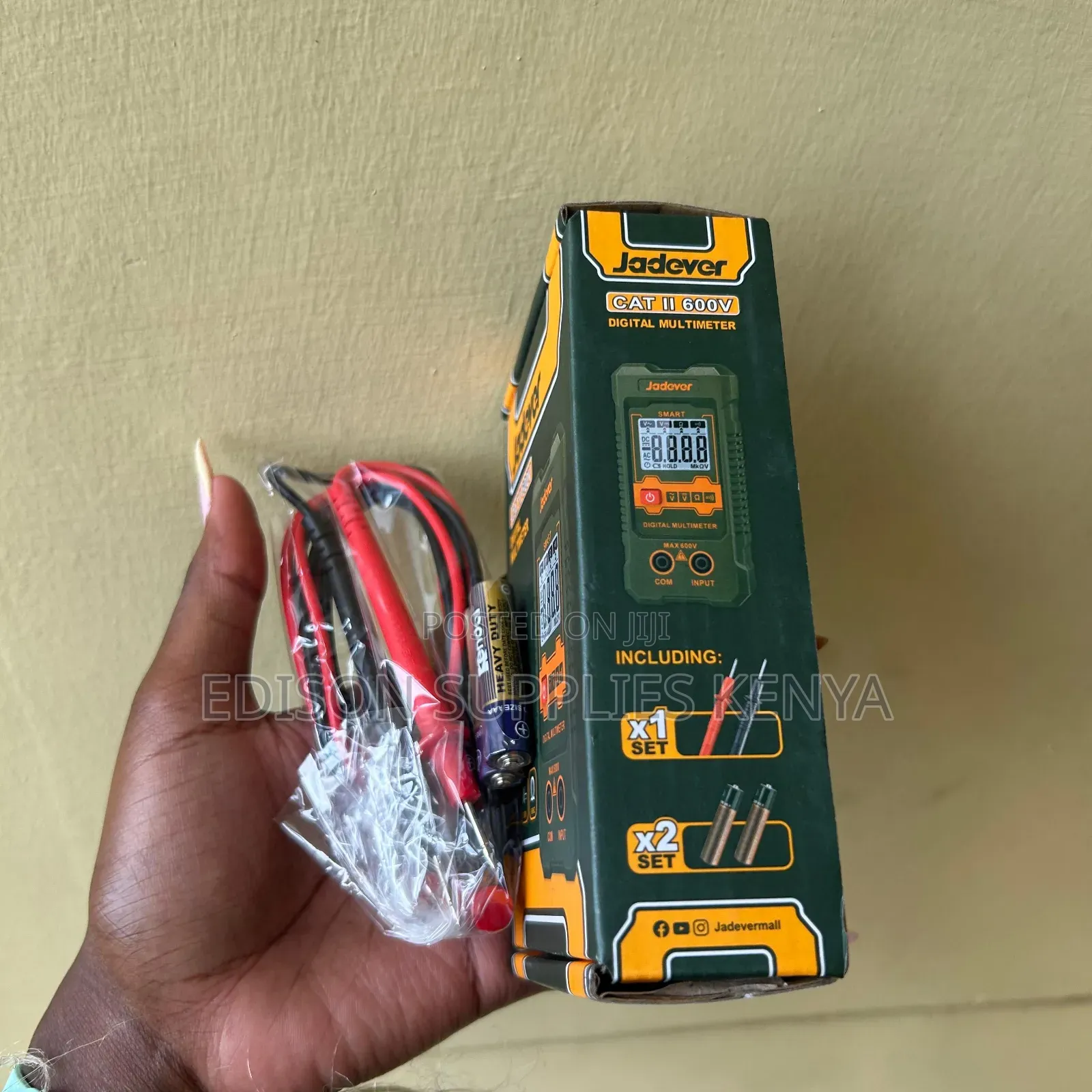 Digital Multimeter 600v Jadever Catii Electrical Tester 600 Volts