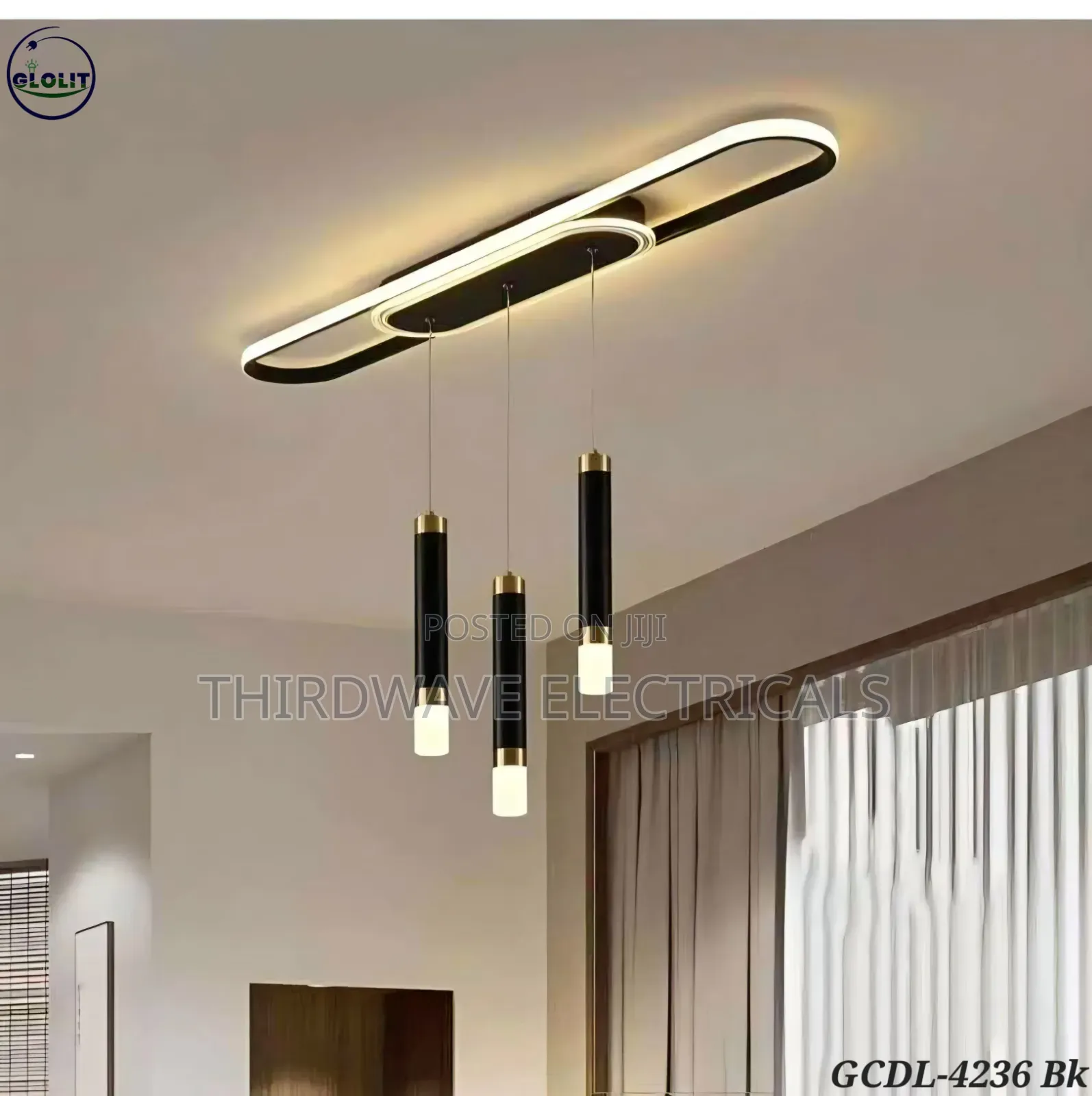Ivy Bronx Muscato 3-Light Cluster Cylinder Led Pendant Light