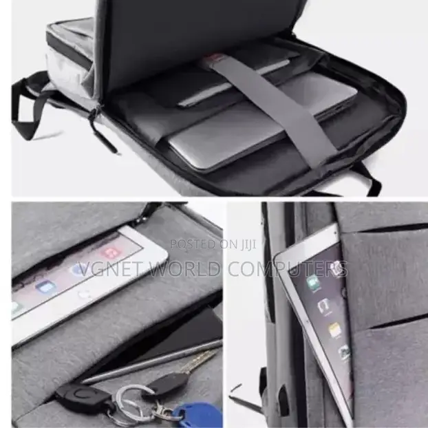 Laptop Backpack Bag Waterproof With 2 Compartments