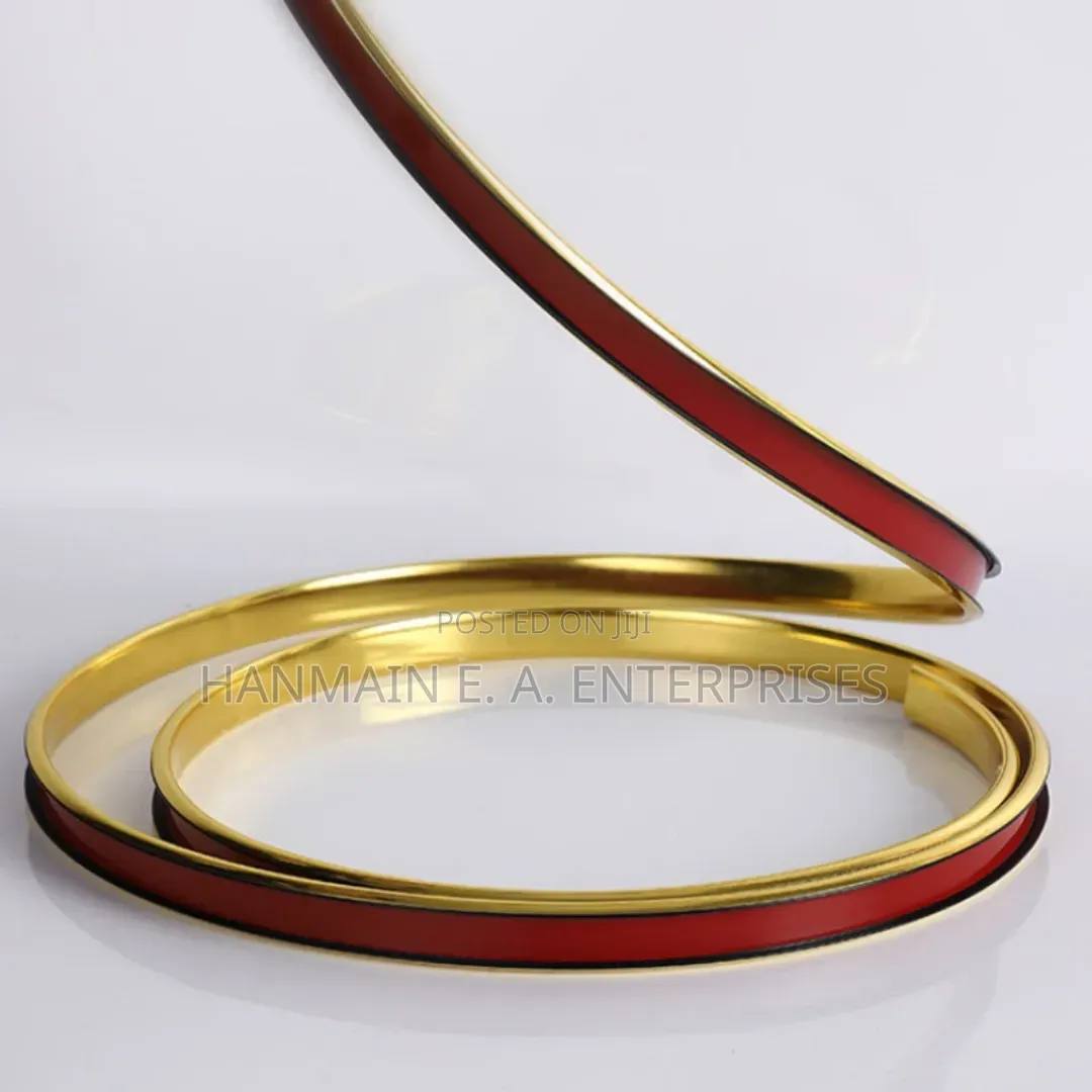 50m Flexible Self-Adhesive Gold PVC Edge Strip for Furniture Trimming