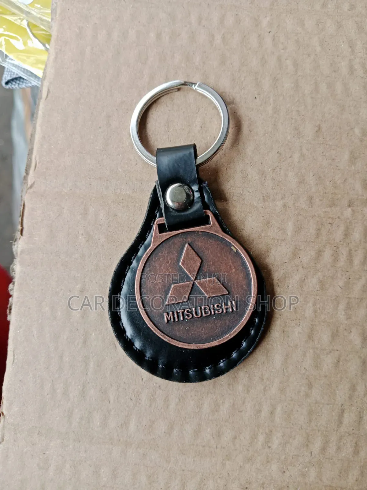 Mitsubishi Cars Customized Leather Key Holders