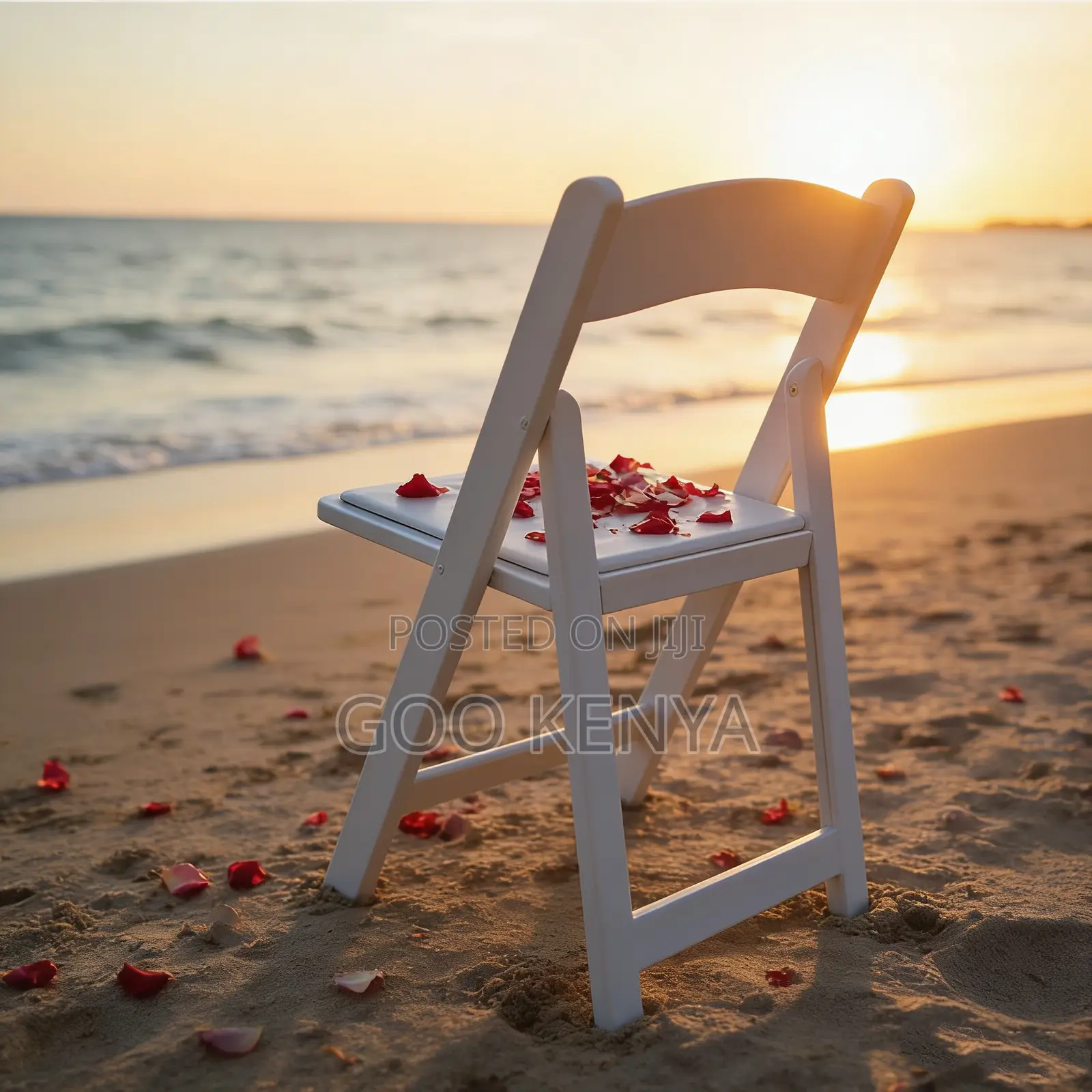 Home Chair; Portable White Plastic Folding Chair