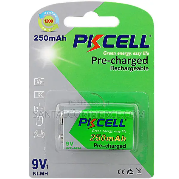 Pkcell 9v Ni-mh Rechargeable Battery – Long-life Power Cell