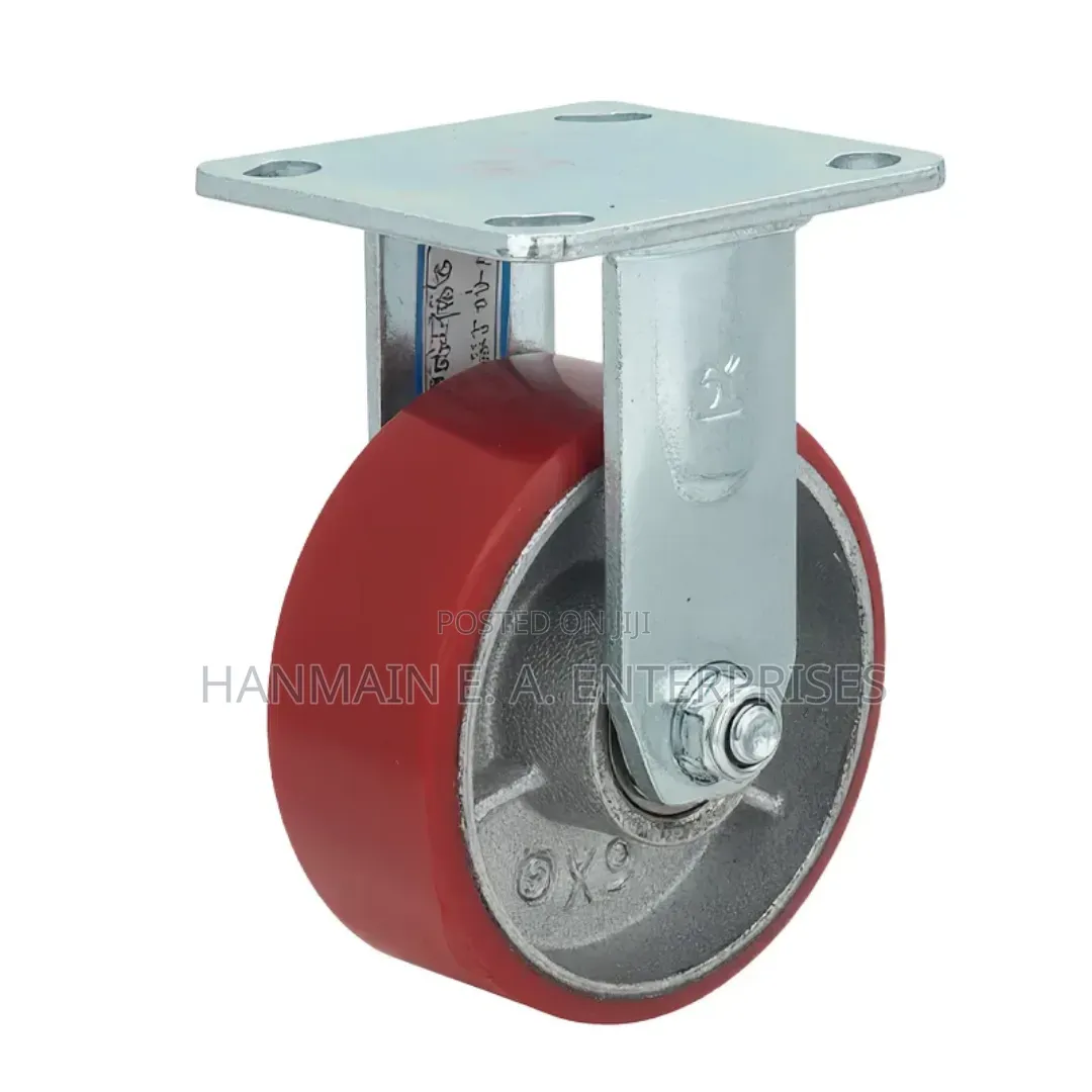 4",5",6" Industrial Pu Castor Wheels With Without Swivel