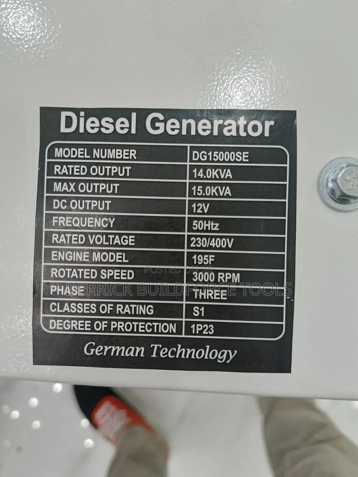 Pulsar Dual Phase Silent Diesel Generator 15kva