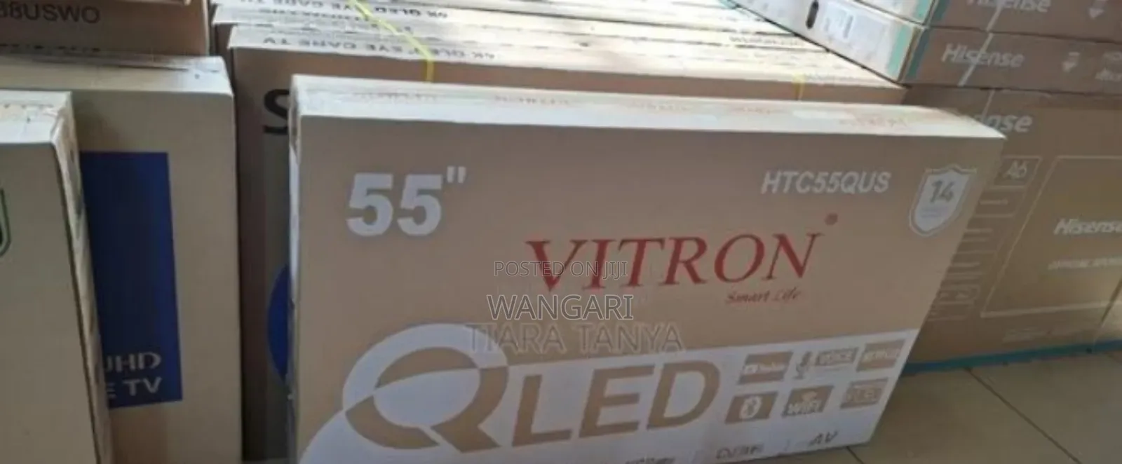 New Arrivals Vitron 55inch Smart Tv. Qled