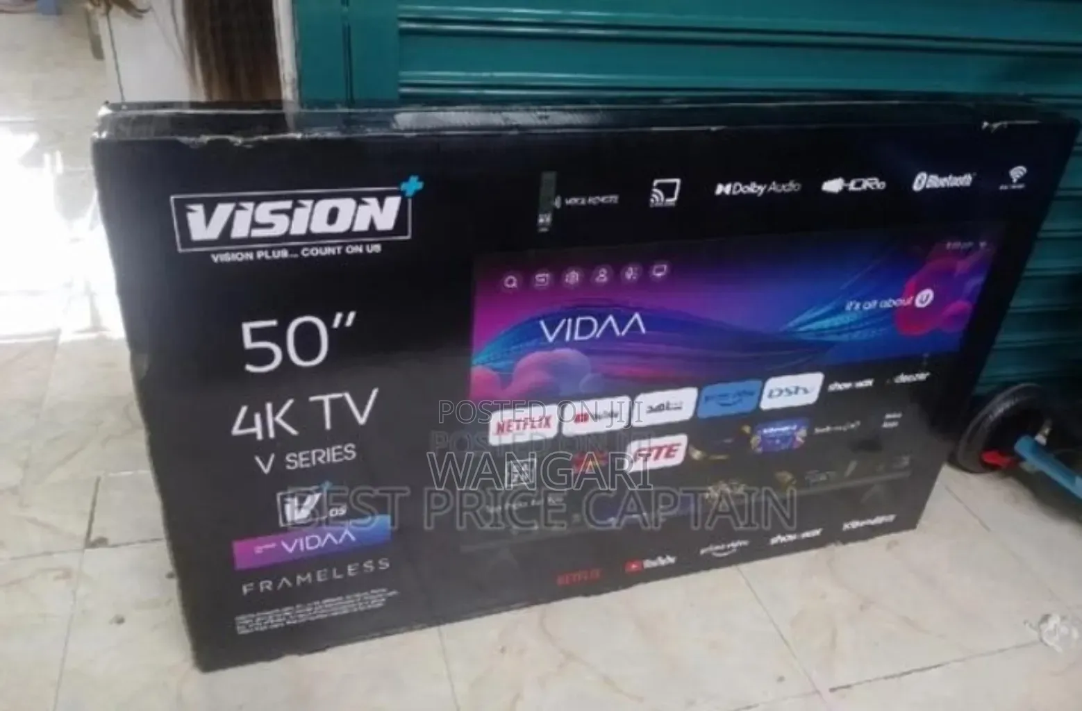 Best Quality Vision 50inch Vidaa Smart Tv. Brand New