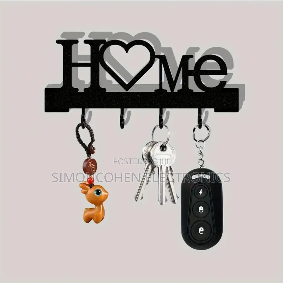 Wall Mounted Home Love Shape Key Holder Rack