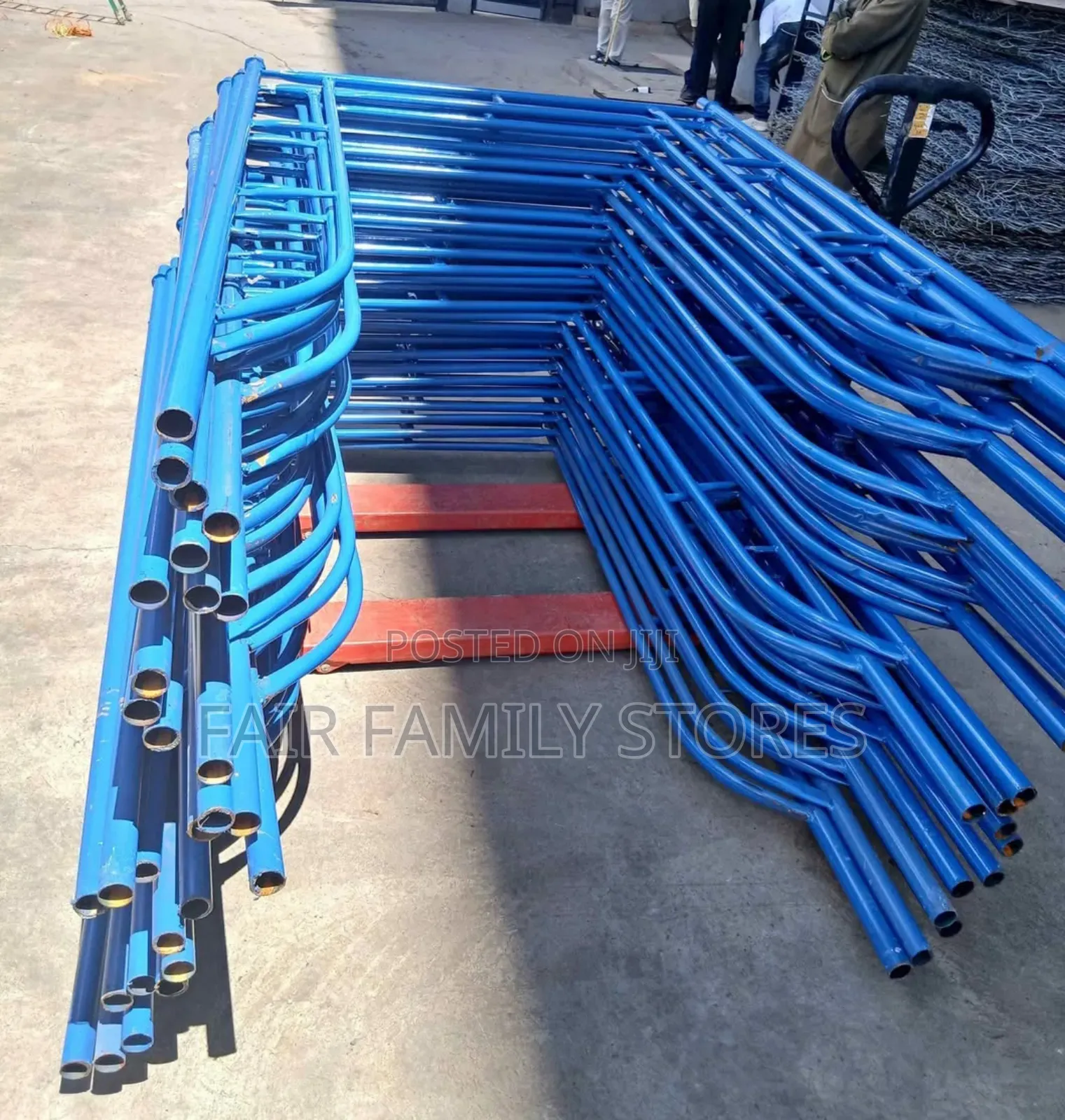 Scaffolding Ladders Green