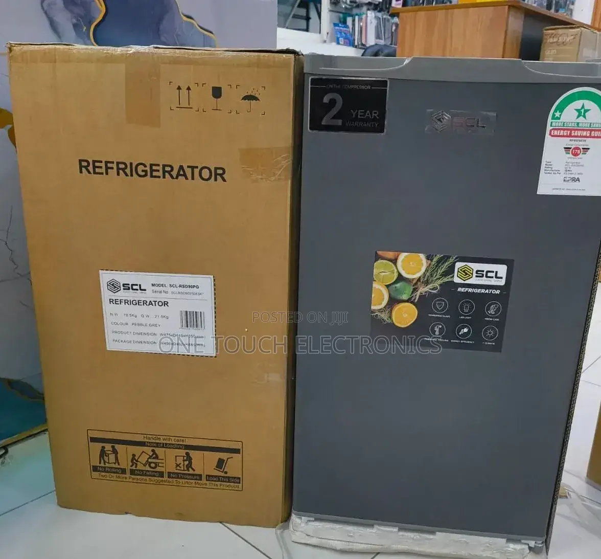 SCL Rsd90pg 90l Single Door Refrigerator