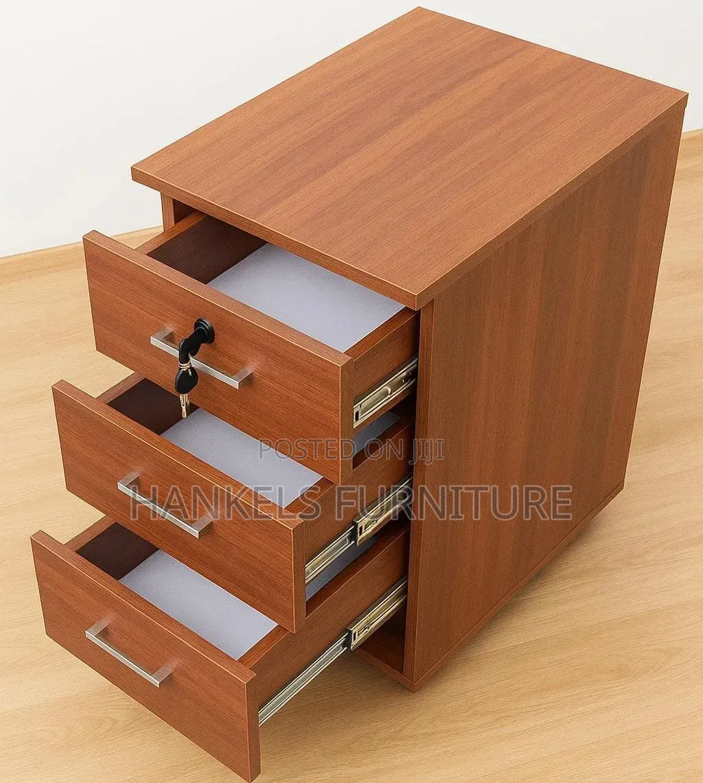 3 Drawer Lockable Pedestal Cabinet – Under Desk Storage Drawer