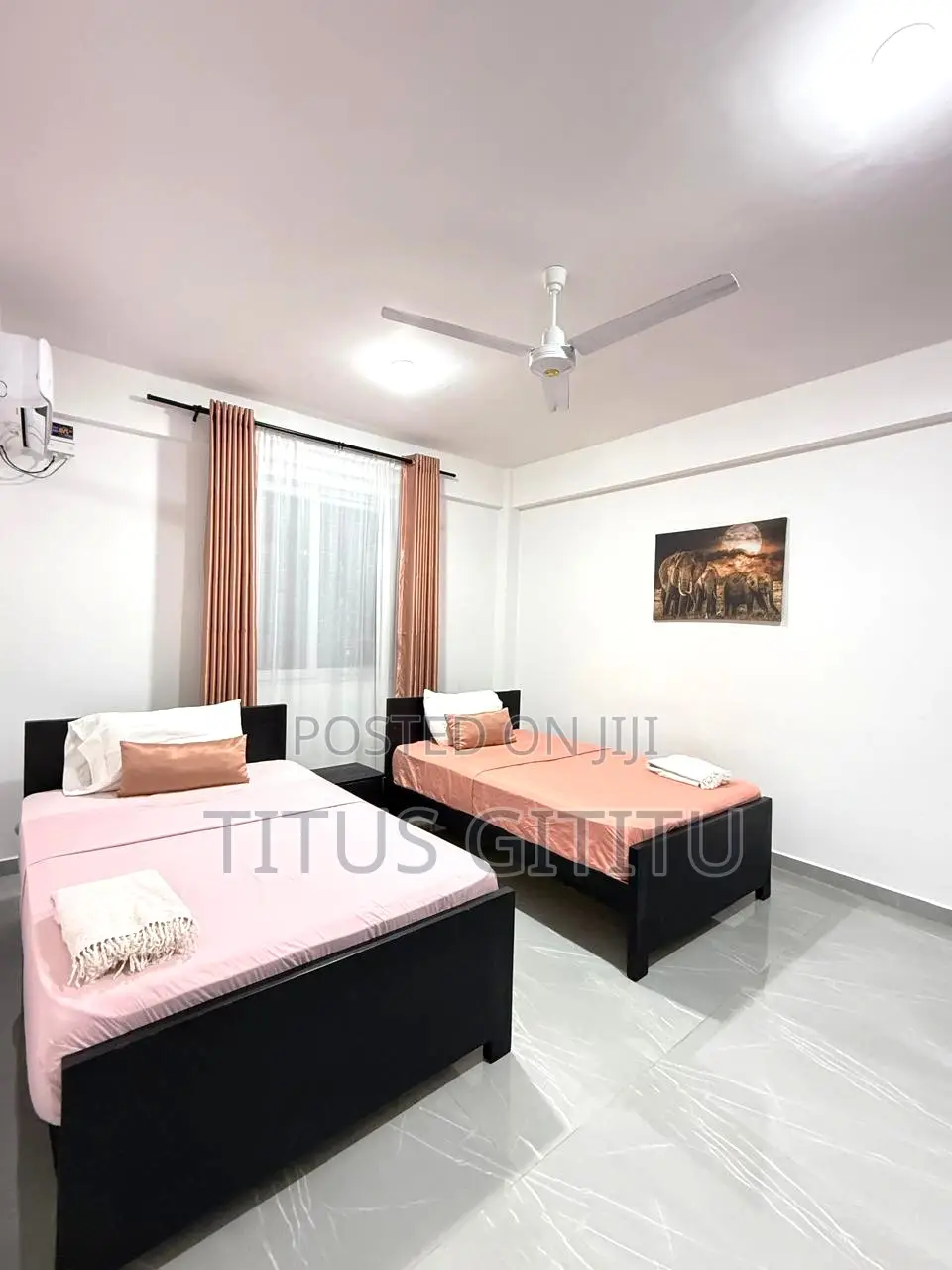 3 Bedroom Nyali With Pool Gym | Walk to Beach | 5 Beds | Family|