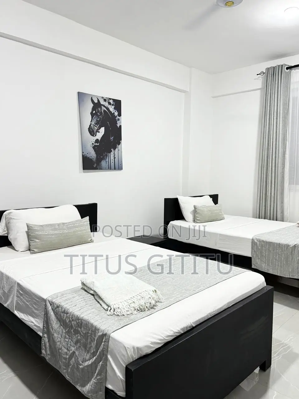 3 Bedroom Nyali With Pool Gym | Walk to Beach | 5 Beds | Family|