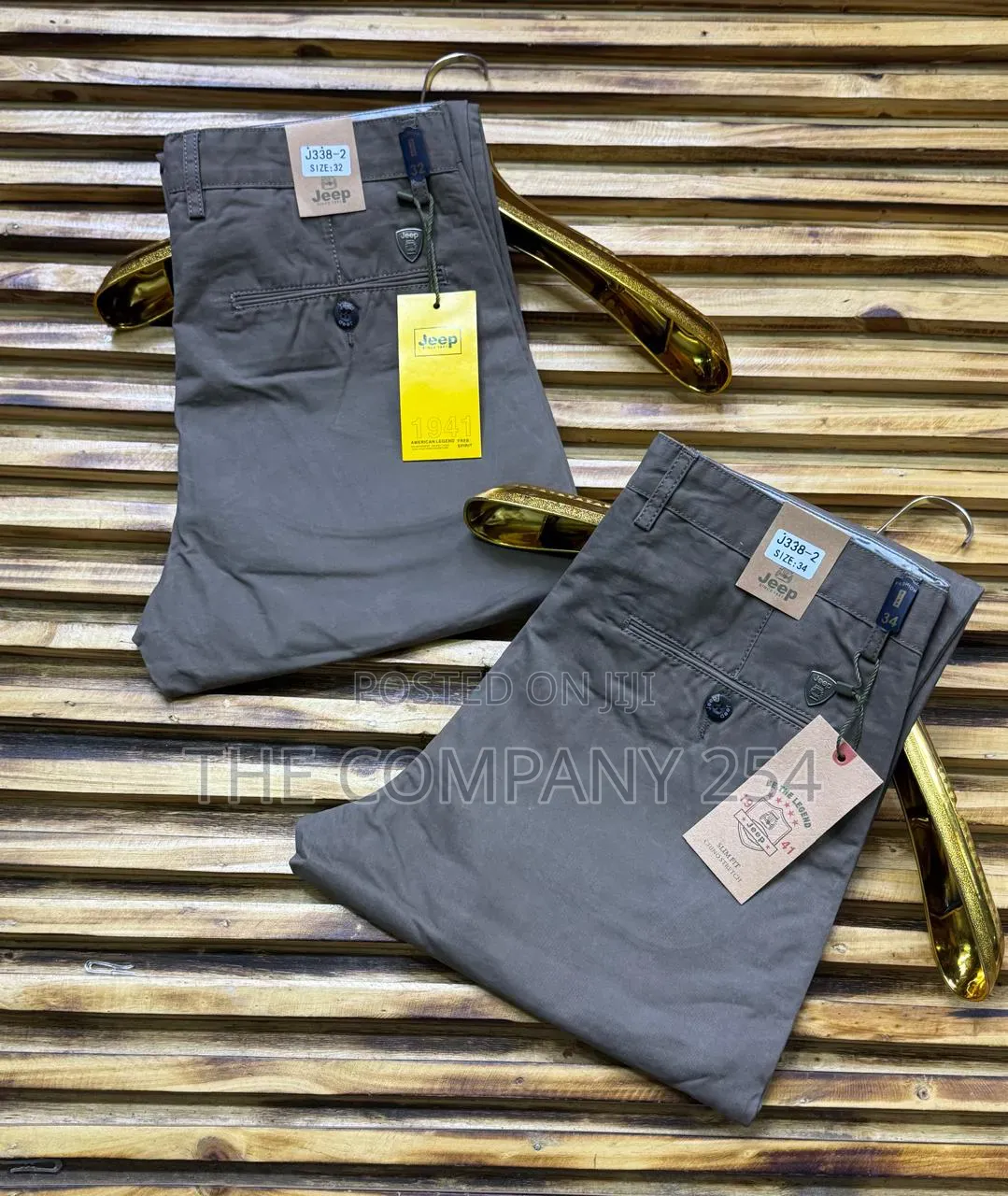 Quality Casual Hard Khaki Men Casual Trouser Available