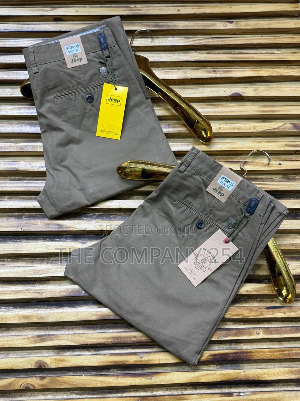 Quality Casual Hard Khaki Men Casual Trouser Available