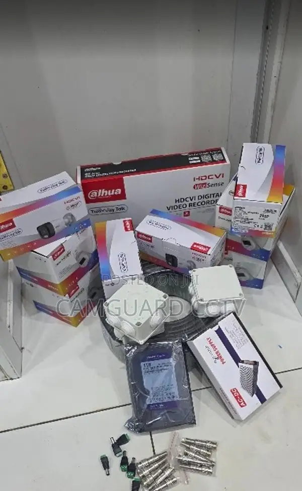 Complete Hd Dahua 8 Colorvu CCTV Cameras
