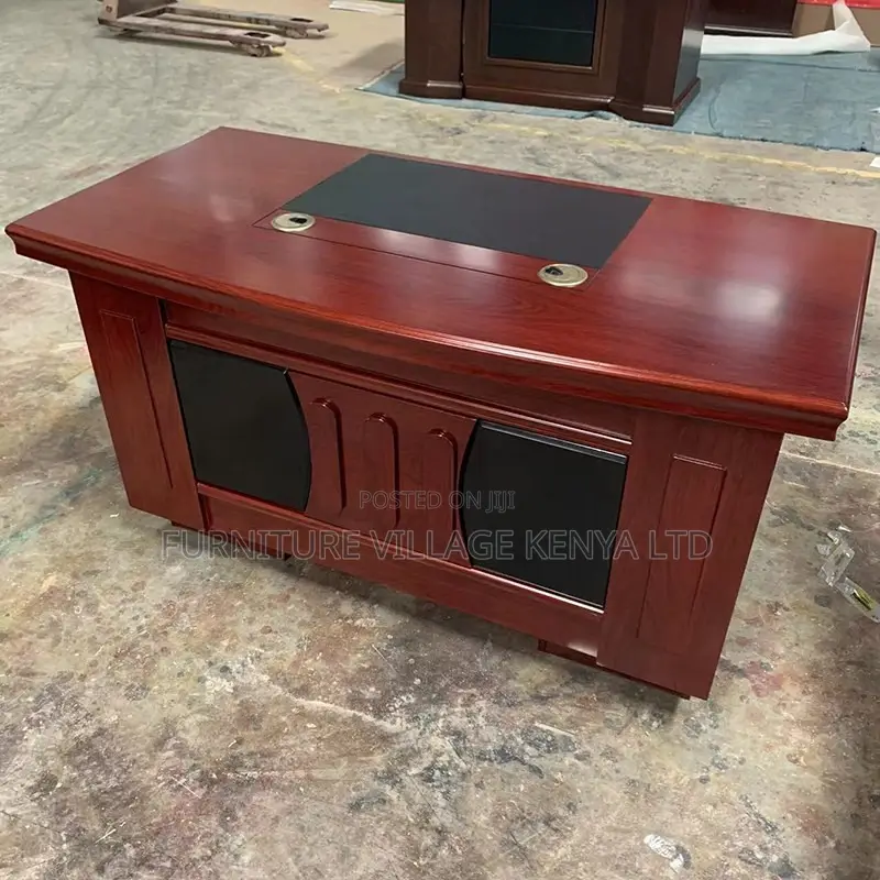 1200mm Mahogany Office Desk With Drawers