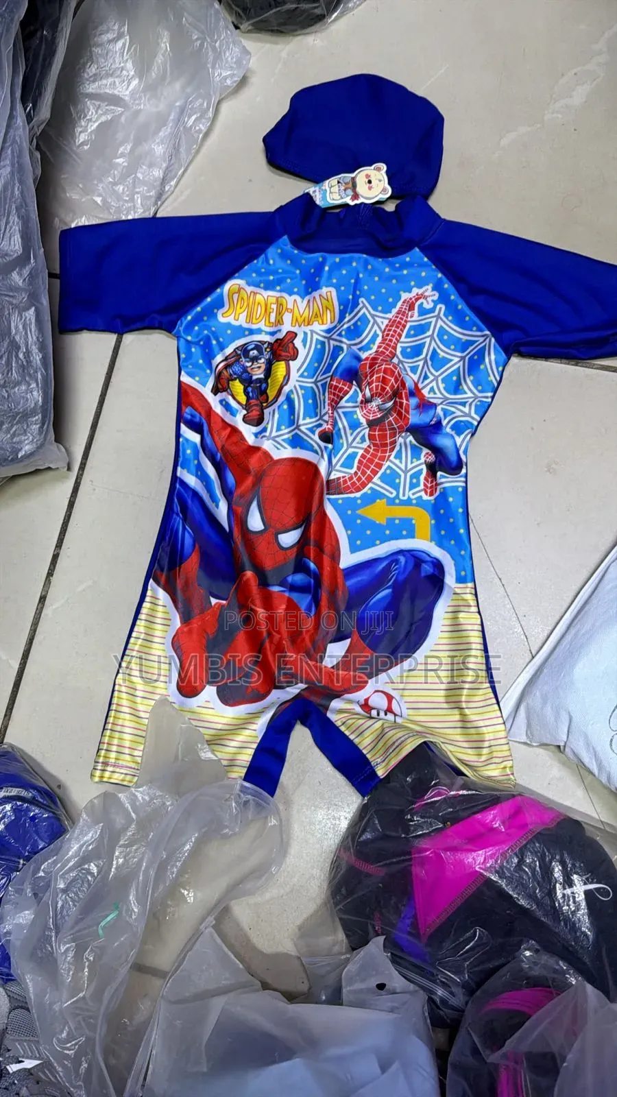 Spider Man's Themed Boys Kids Swimming Costumes Age 3yrs to 14yrs