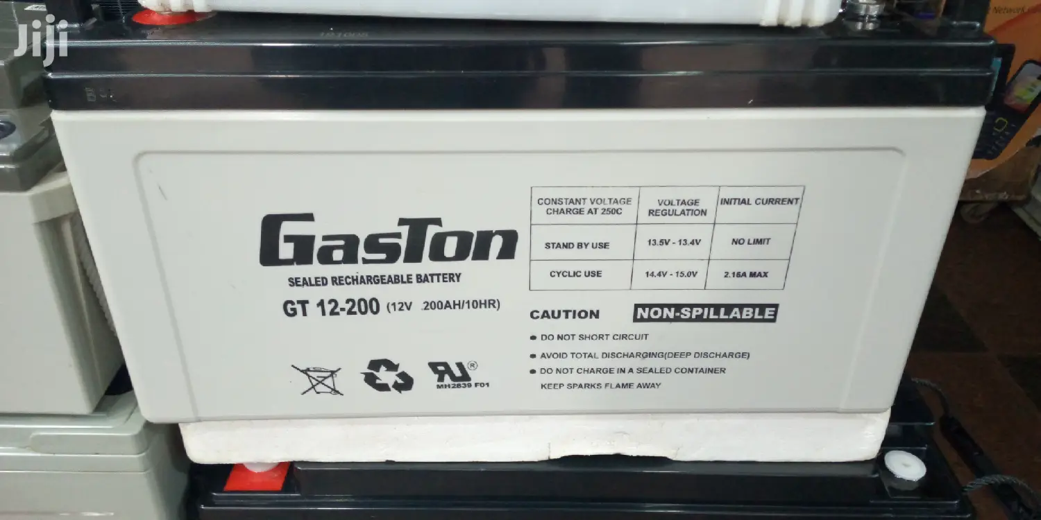 Gaston Sealed Rechargeable Solar Battery 200ah
