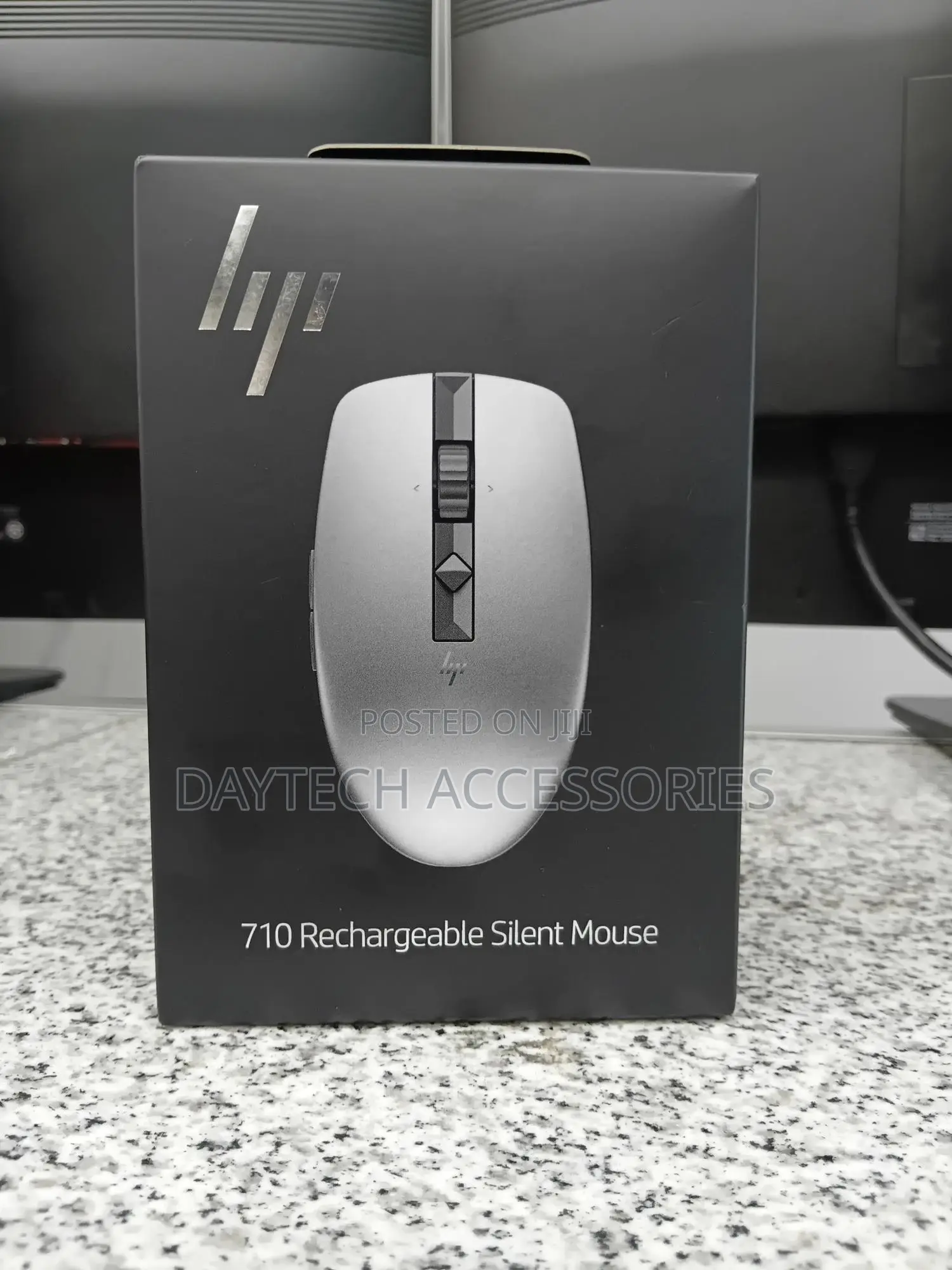 Wireless Bluetooh Hp 710 Rechargeable Mouse - Silver