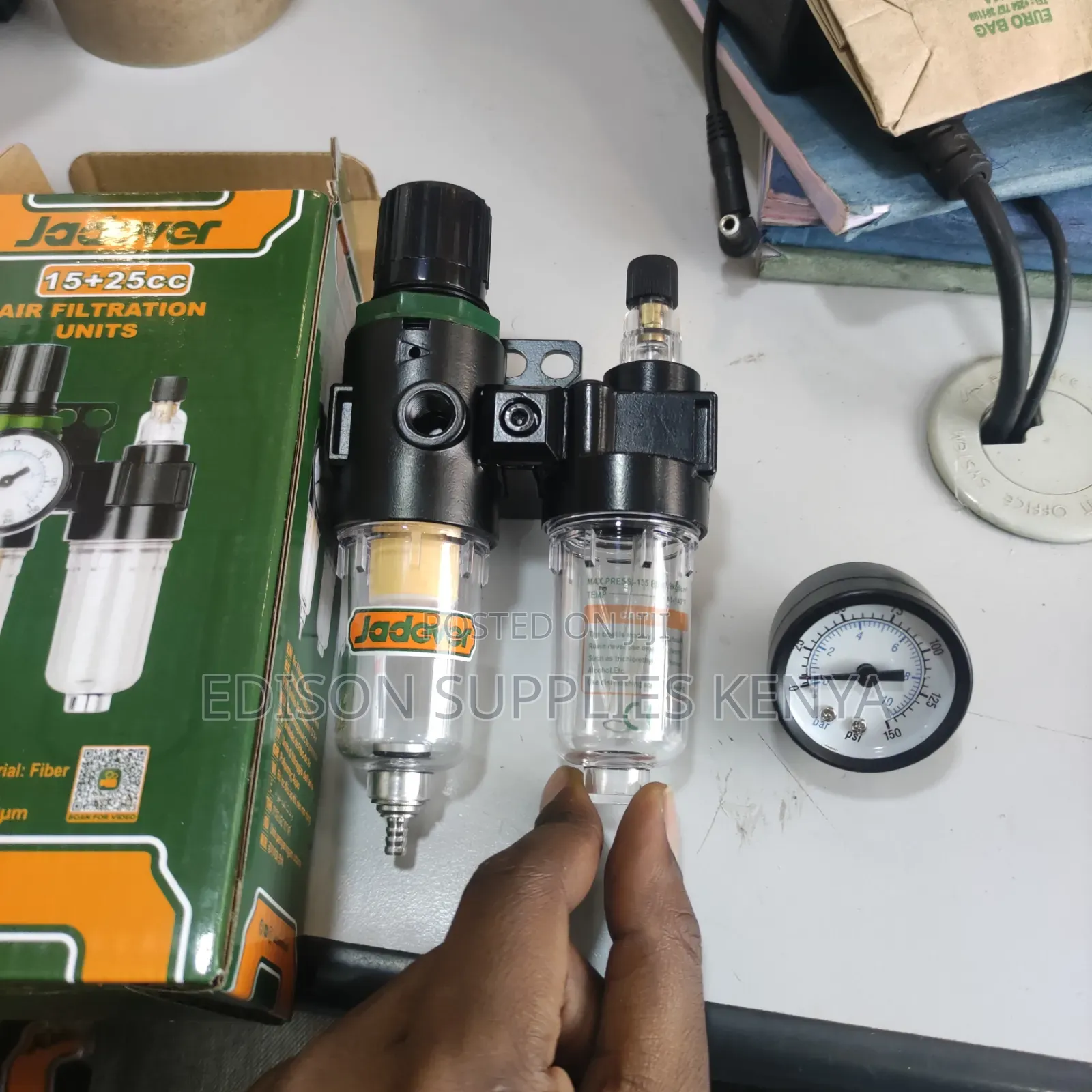 Air Filtration Unit Jadever Air Compressor Filter Pressure Regulator