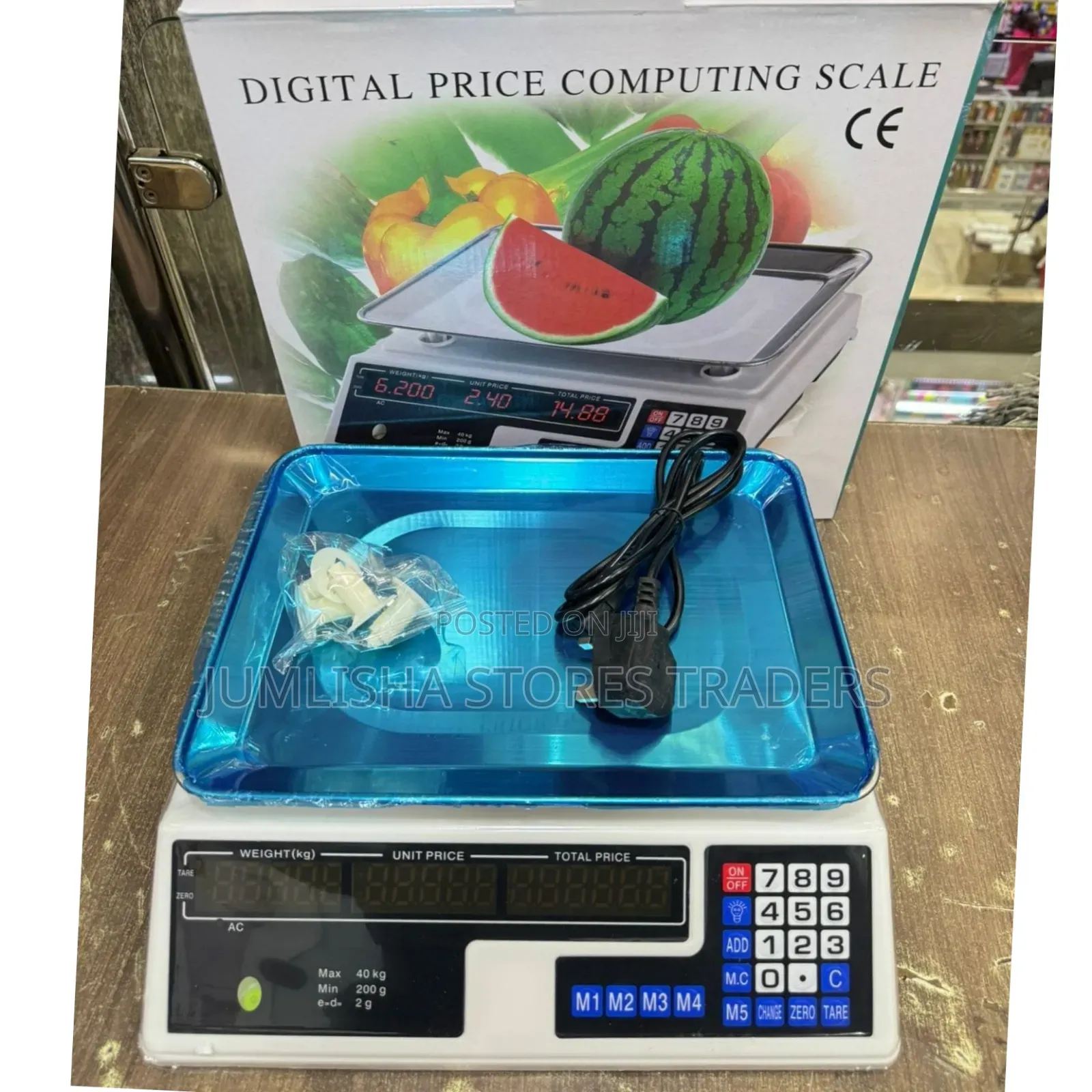 Armless Digital Weighing Scale 40kg