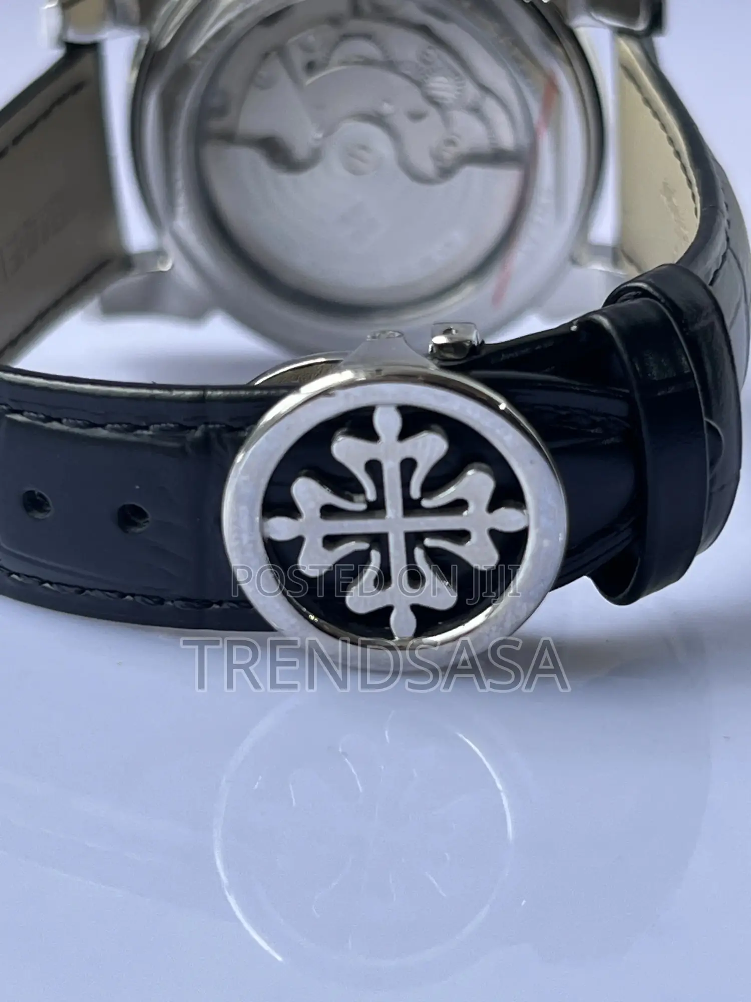 Patek Philippe Perpetual Calendar Tourbillon Green Dial Silver Watch