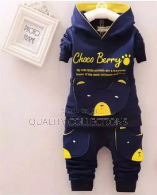 Kids Blue Casual Tracksuit