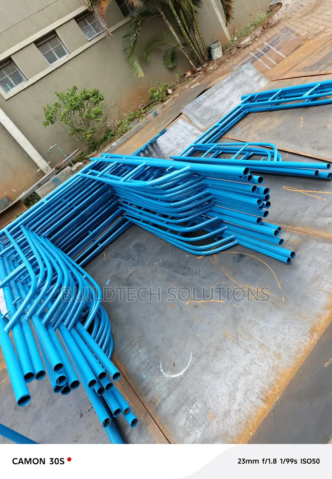 Heavy Duty Steel Scaffolding Ladder 2m Stable Reliable Design