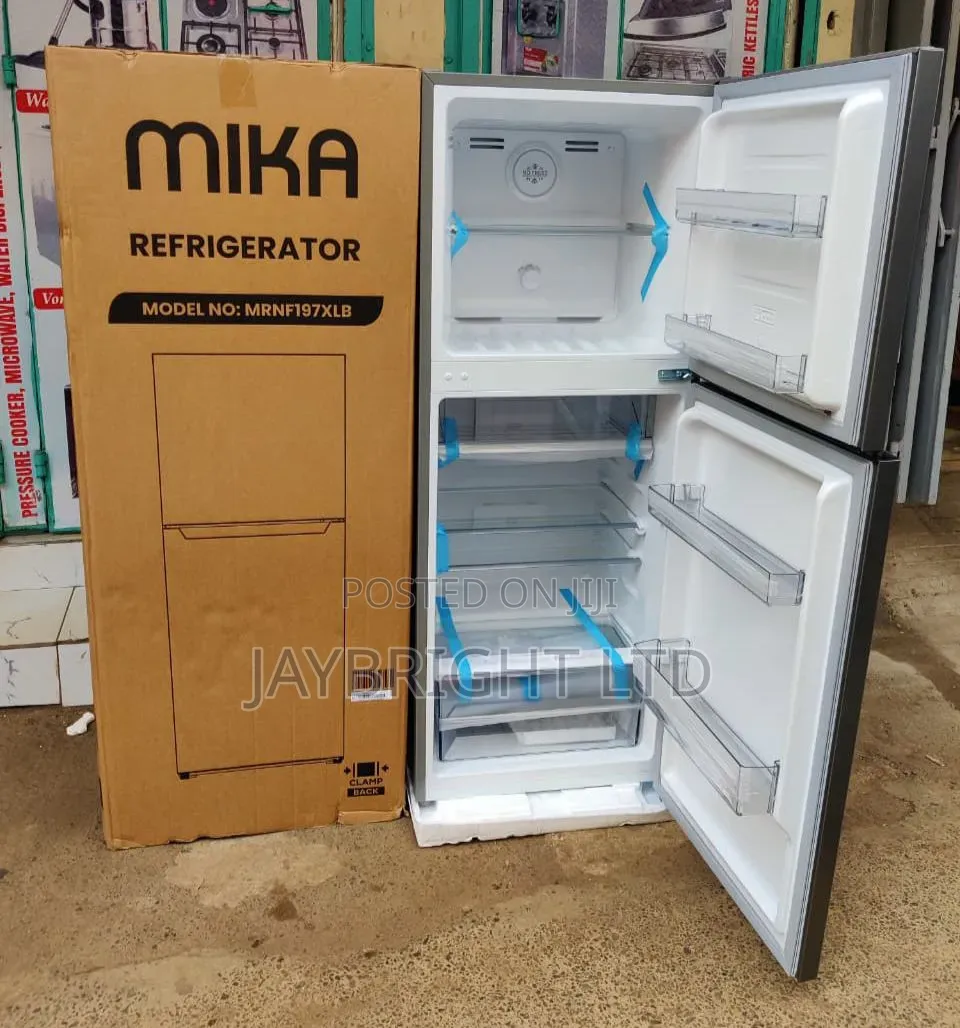 Mika Fridge, 2 Door Top Mount Freezer No Frost, 197l, Mrnf197xdm