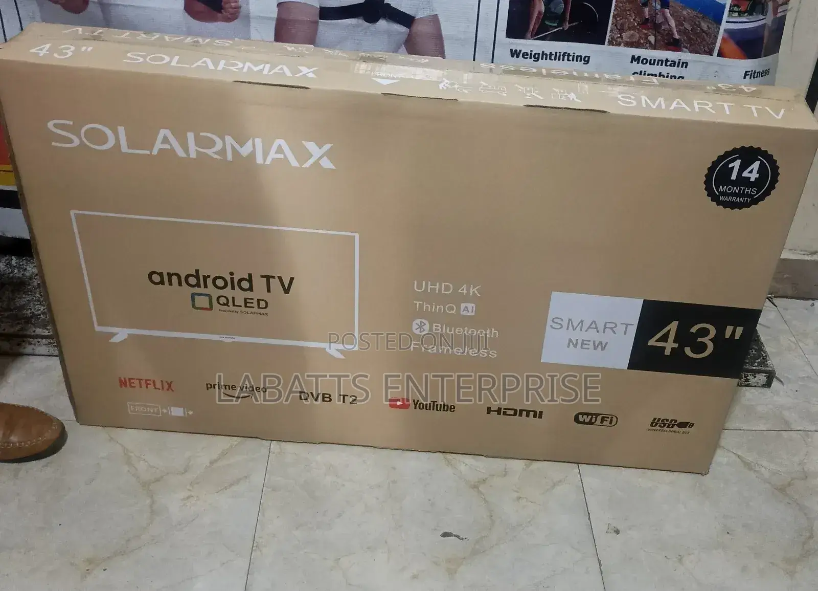 Solarmax 43" Smart Android Digital Tv