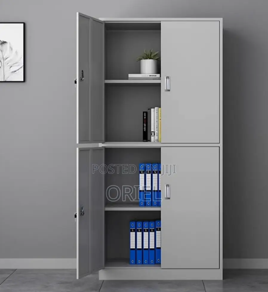 Office Cabinet : 4-Door Document Storage Office Cabinet